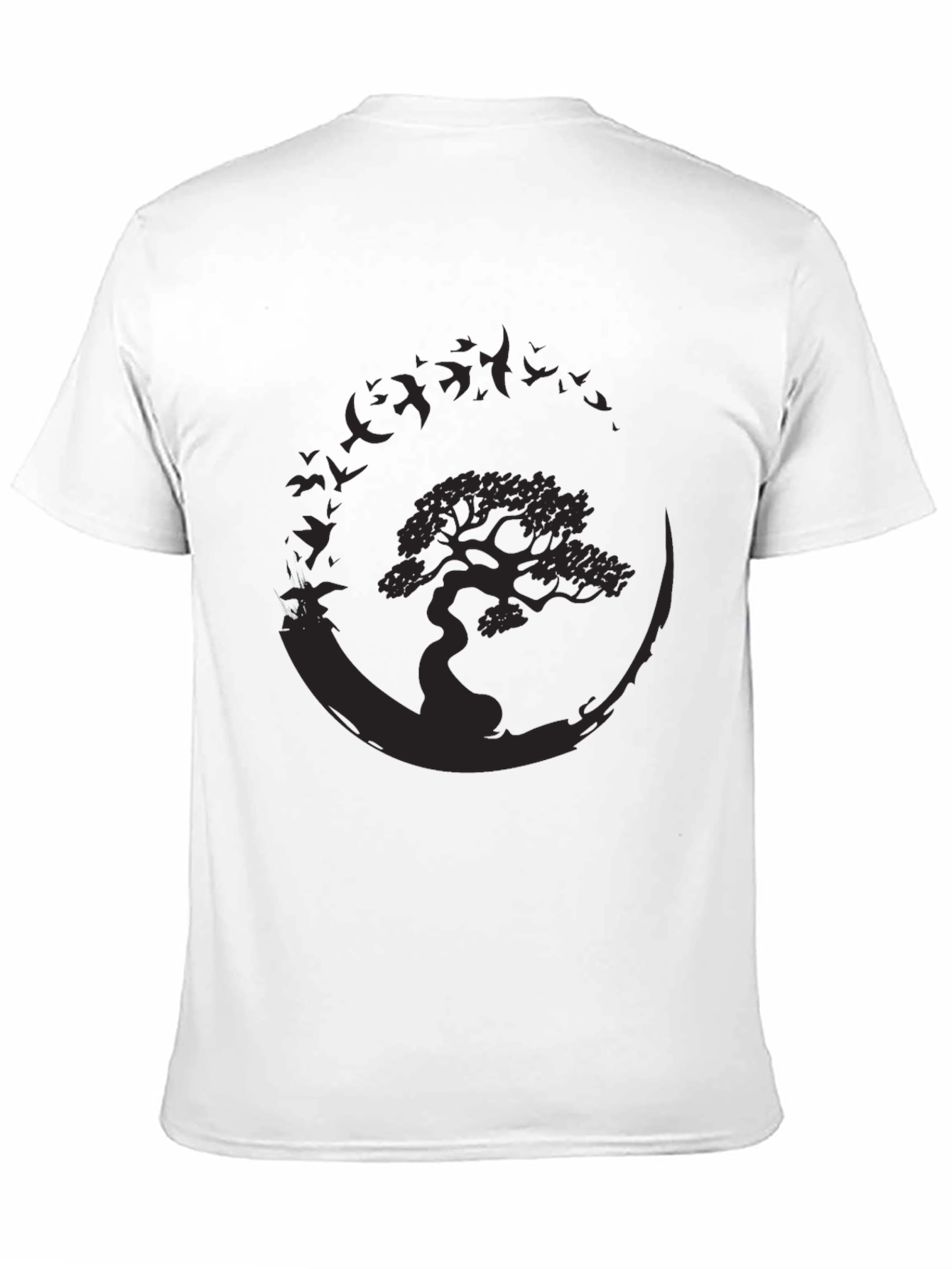 Bonsai Tree Graphic T-Shirt - Nature Inspired Design