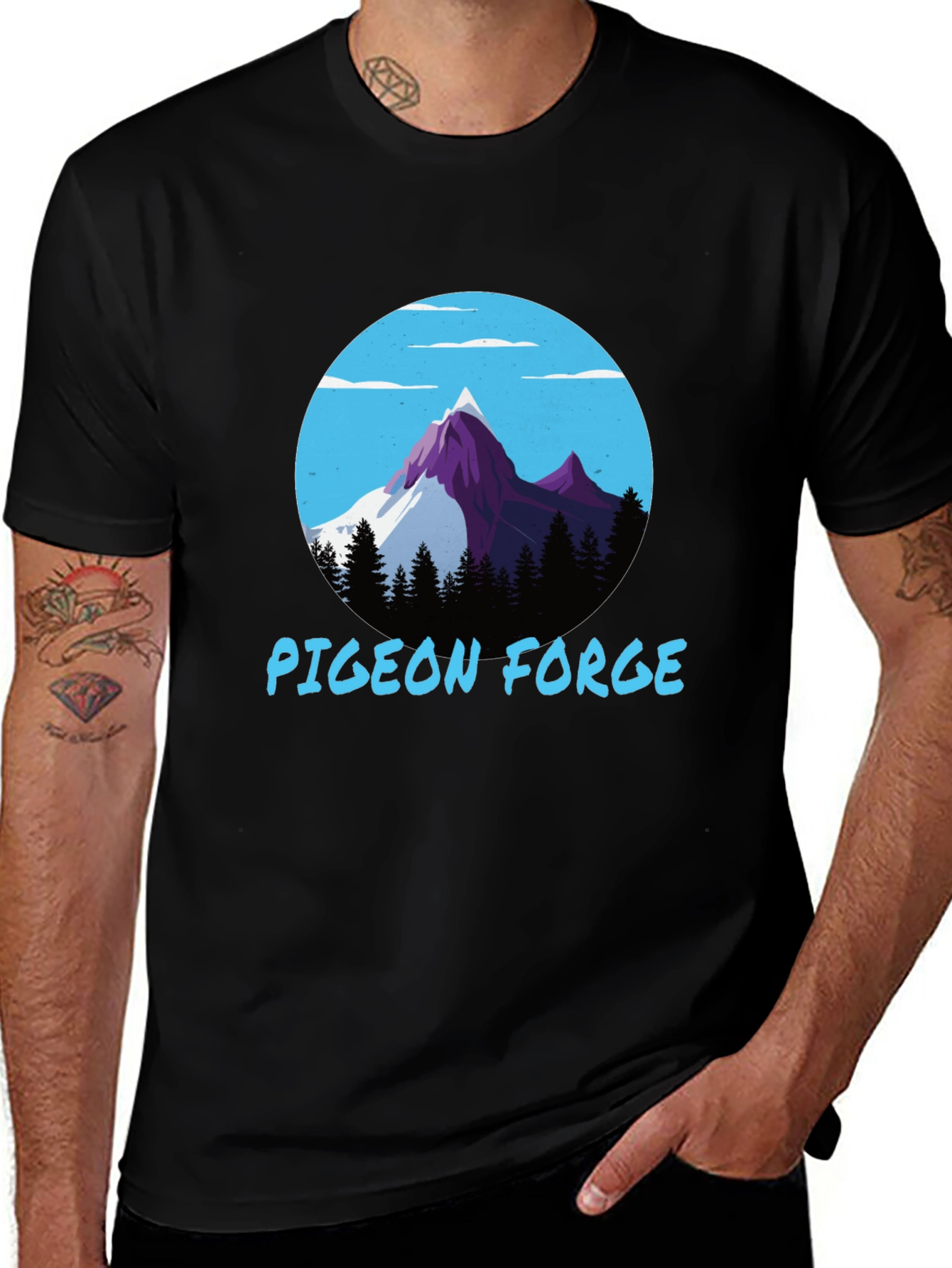 Pigeon Forge Graphic Tee - Mountain Design