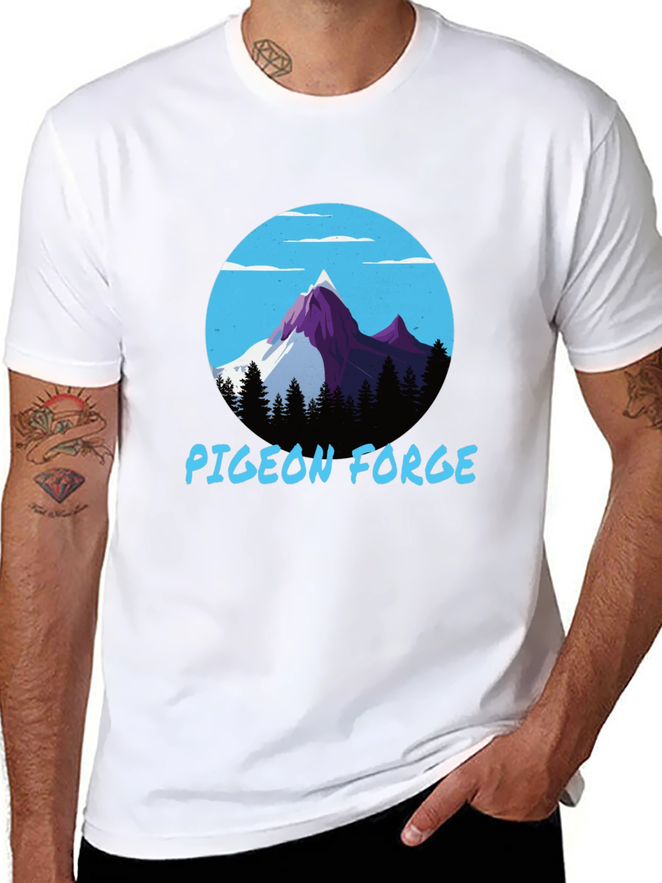 Pigeon Forge Graphic Tee - Mountain Design