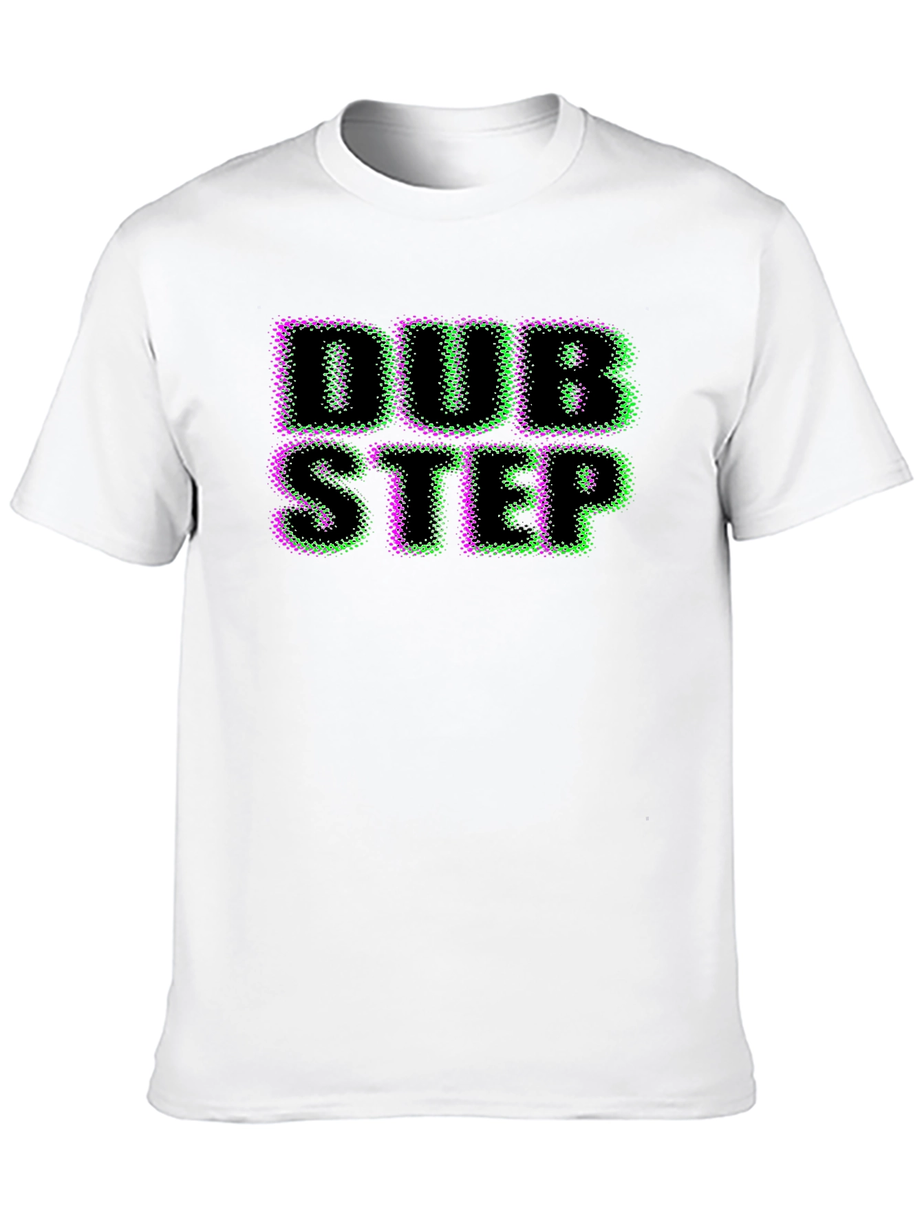 Dubstep Graphic Print Black T-Shirt
