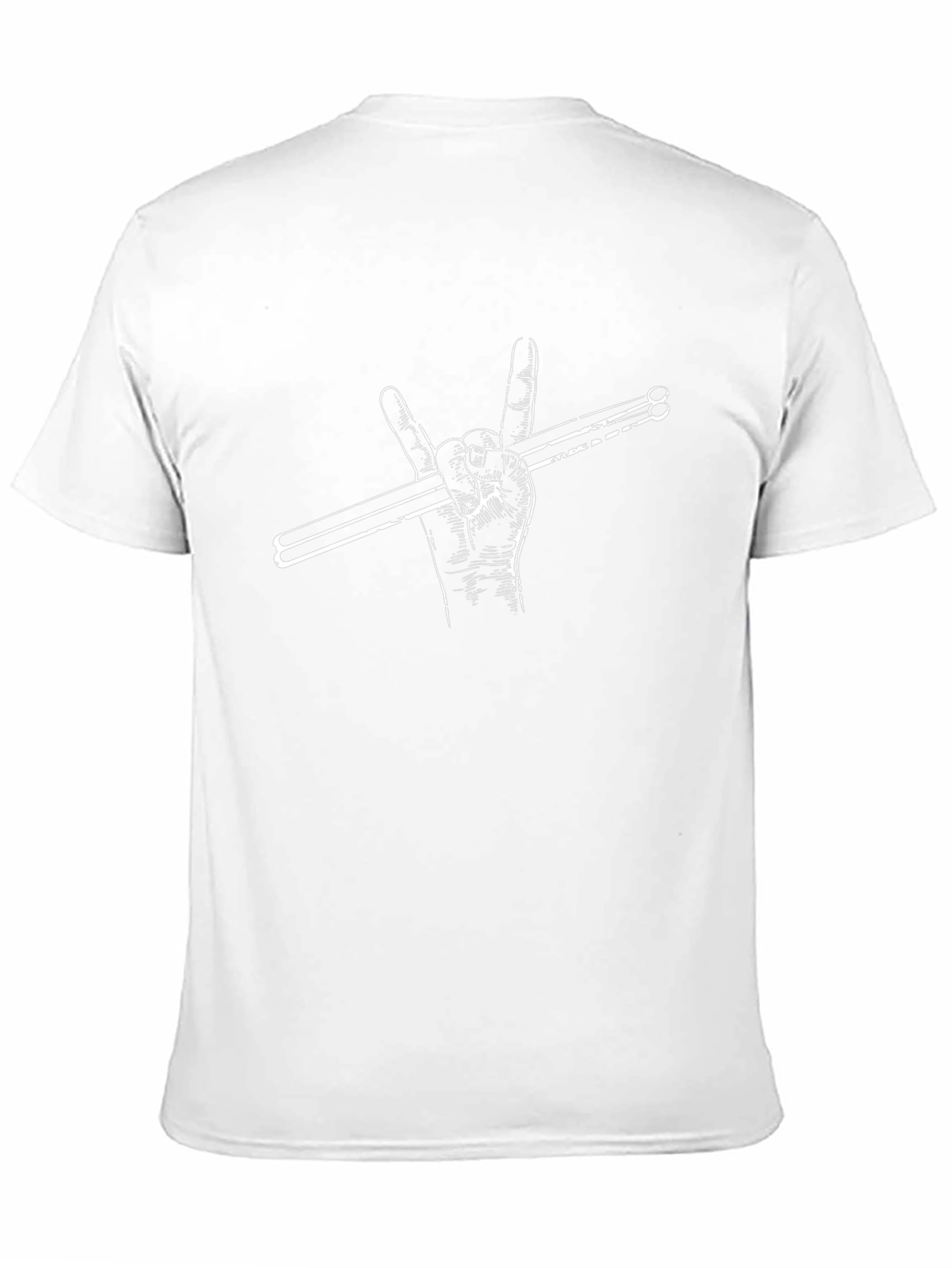 Rock On Drummer T-Shirt - Music Fan Tee