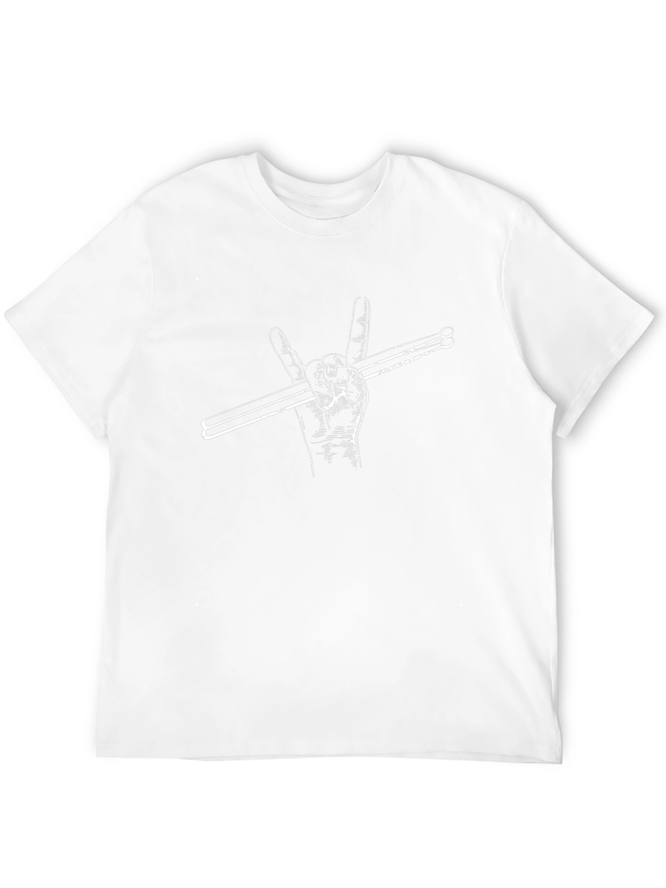 Rock On Drummer T-Shirt - Music Fan Tee