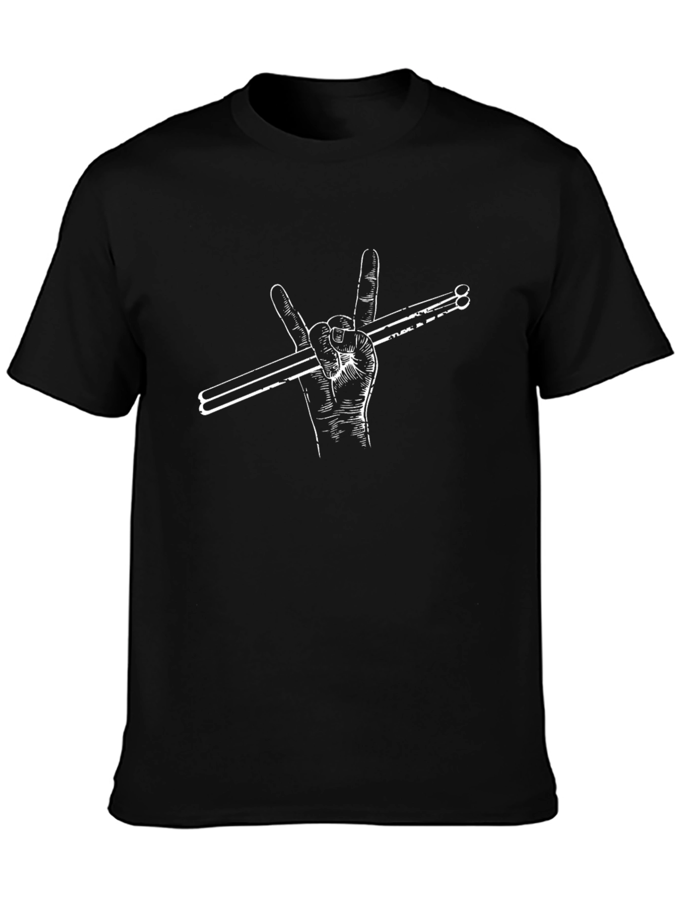 Rock On Drummer T-Shirt - Music Fan Tee
