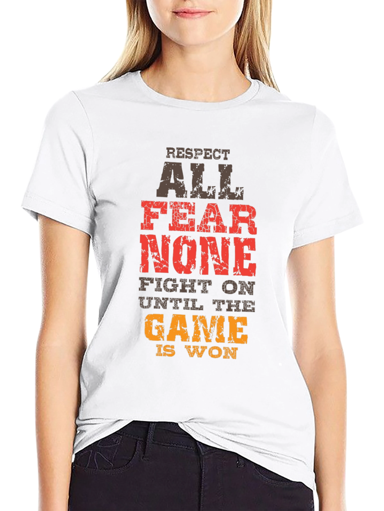 Respect All Fear None Graphic Tee