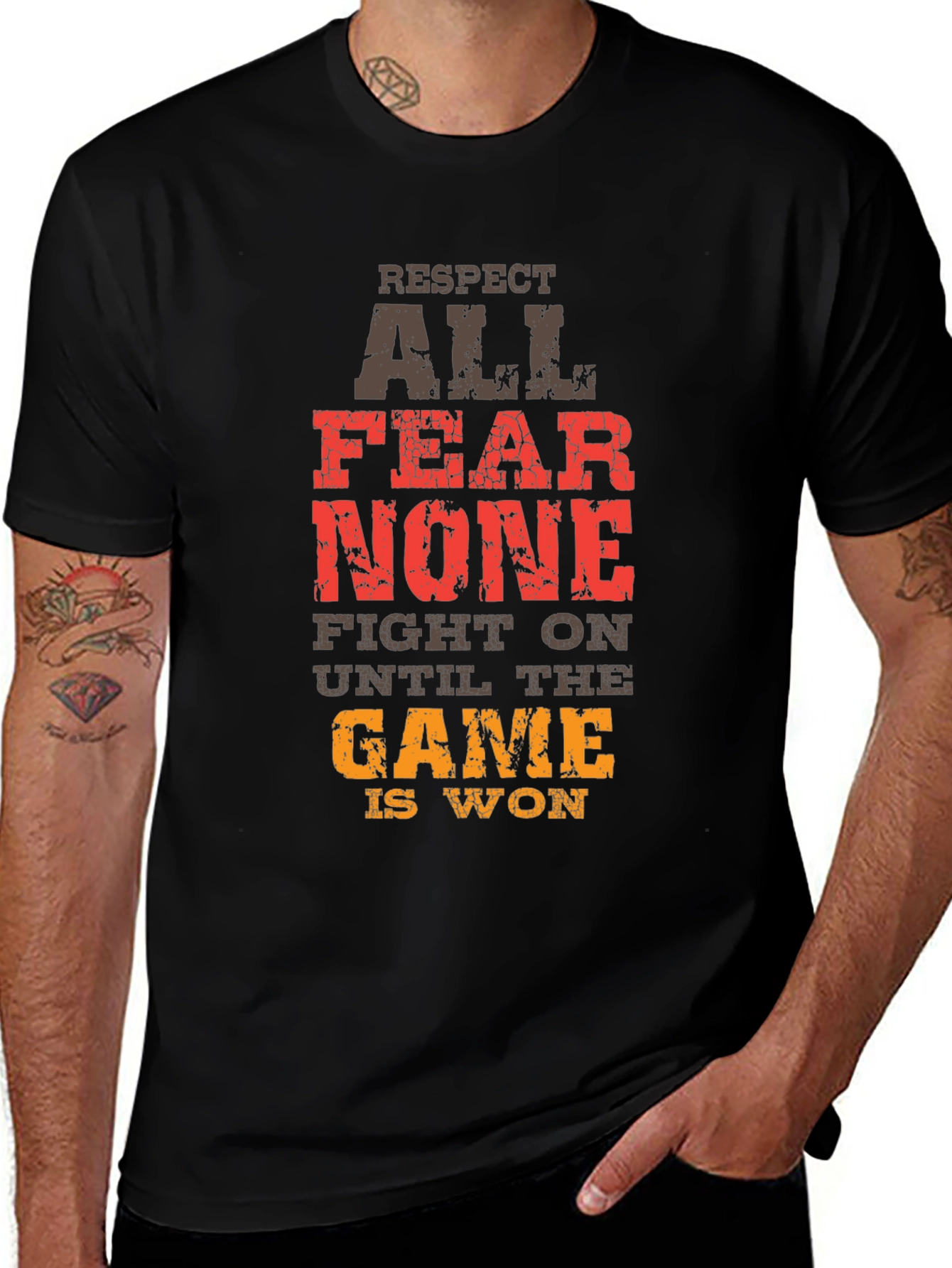 Respect All Fear None Graphic Tee