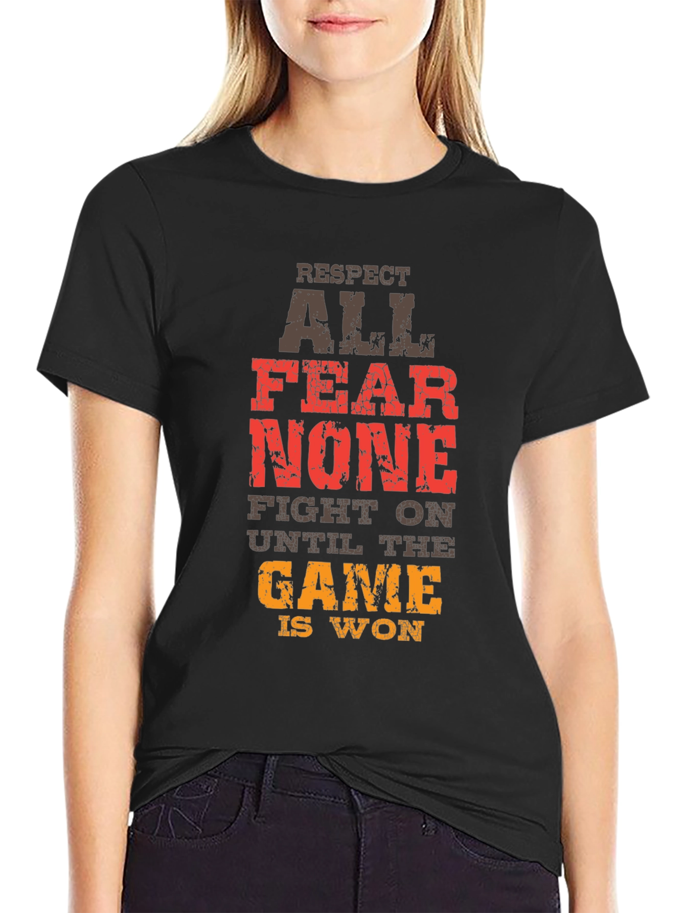 Respect All Fear None Graphic Tee