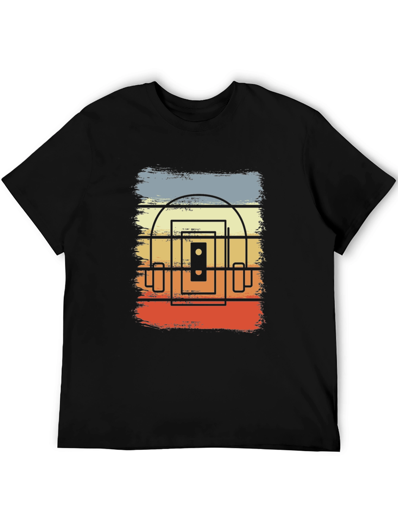 Retro Cassette Tape & Headphones Graphic Tee