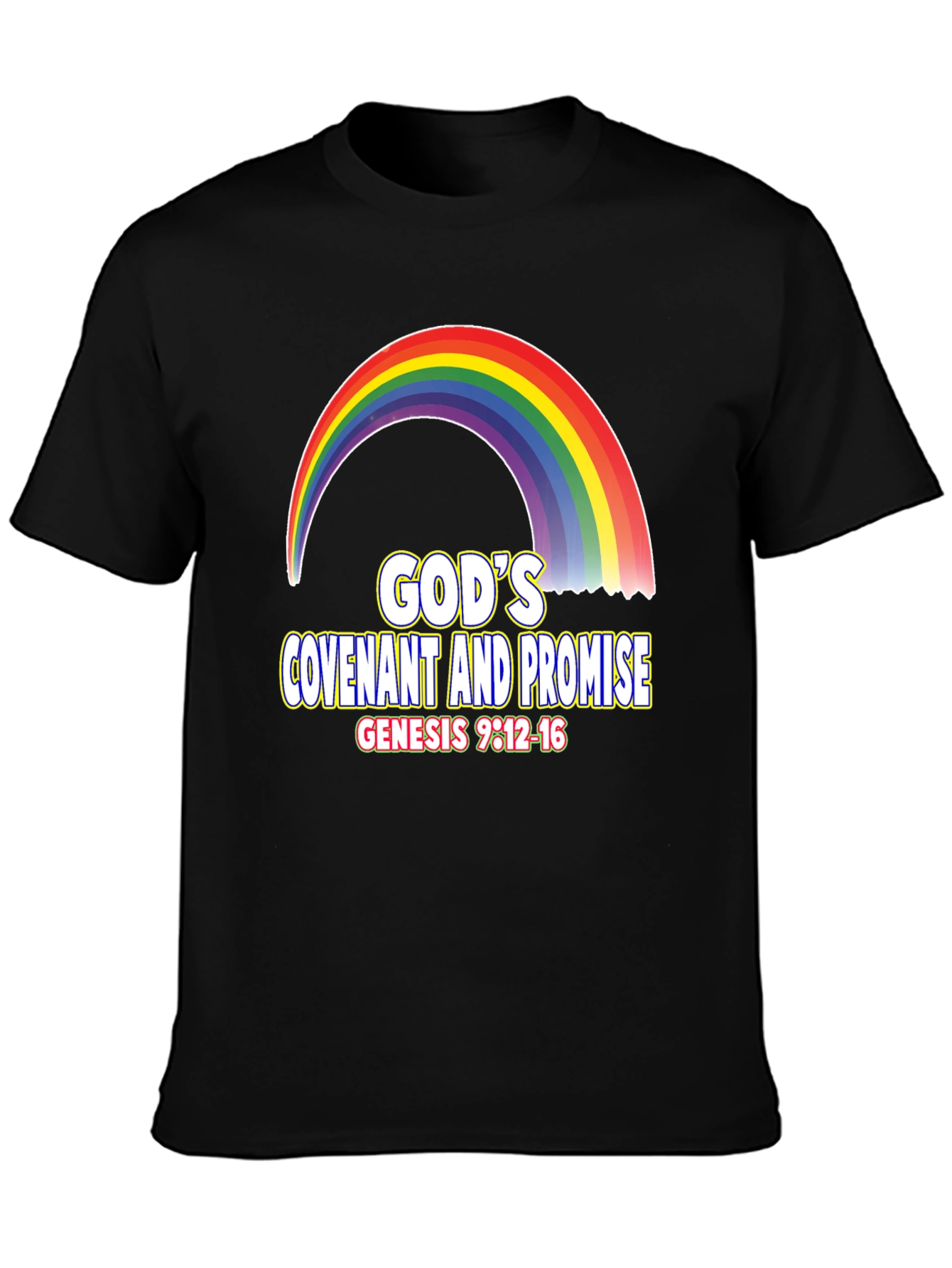 Gods Covenant Promise Rainbow T-Shirt