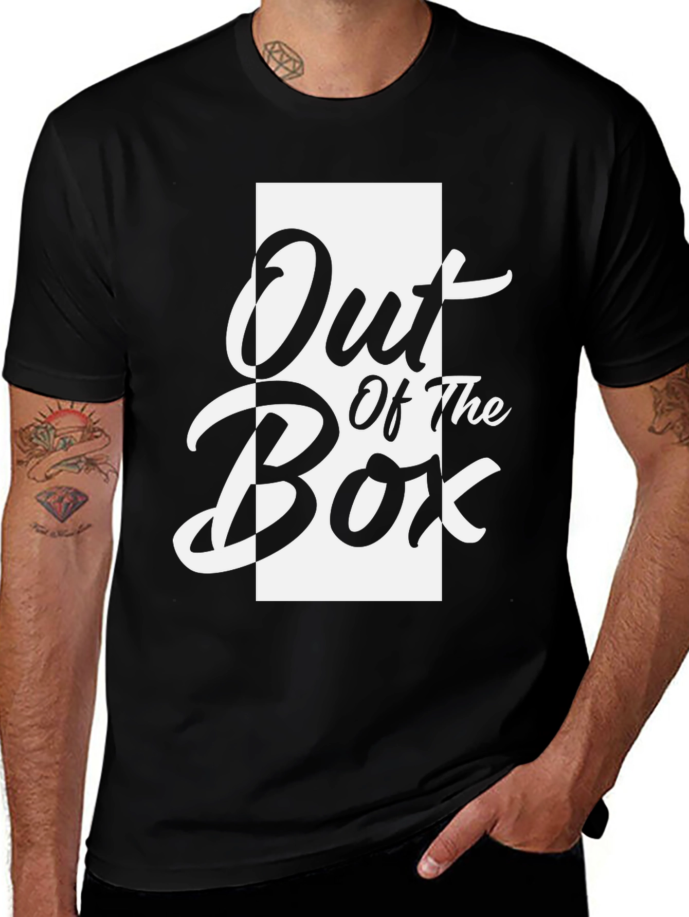 Out of the Box Graphic Tee - Black