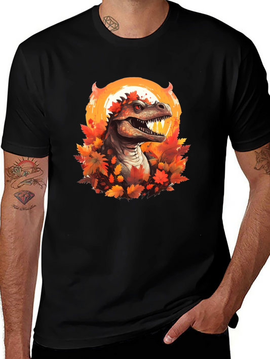 Dinosaur in Autumn T-Shirt
