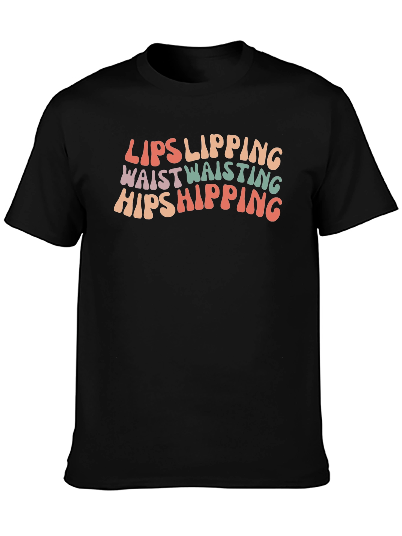Lips Hips T-Shirt Fun Trendy Top