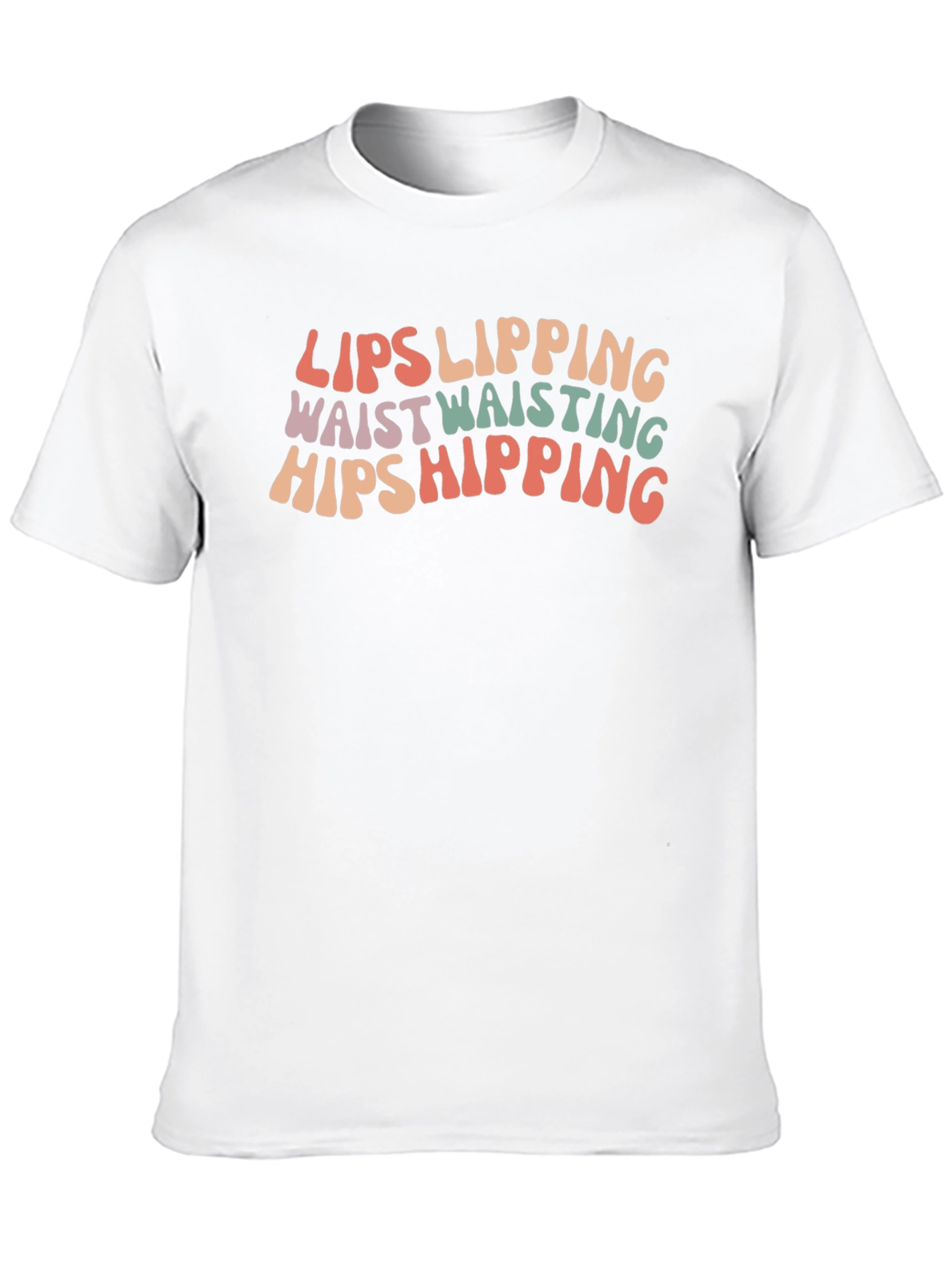 Lips Hips T-Shirt Fun Trendy Top