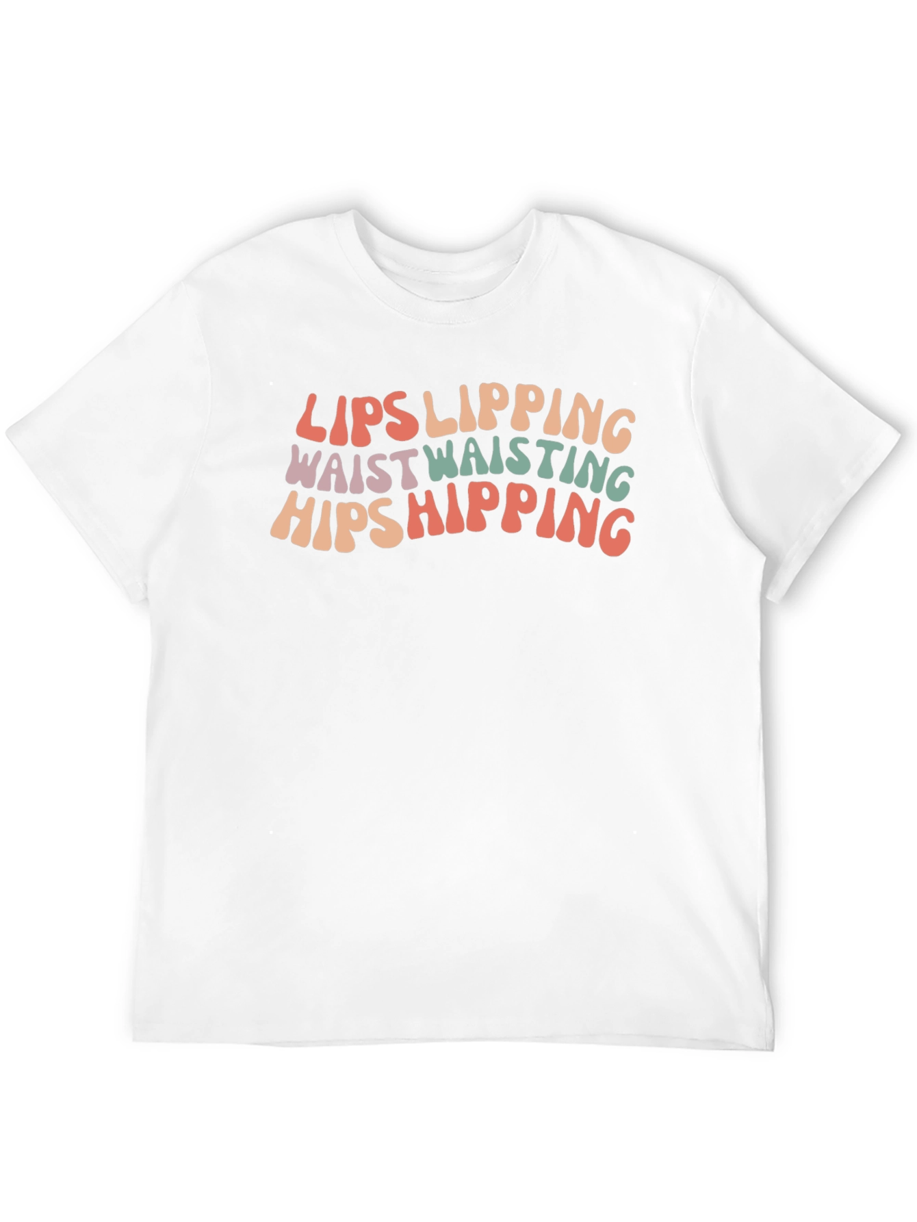 Lips Hips T-Shirt Fun Trendy Top
