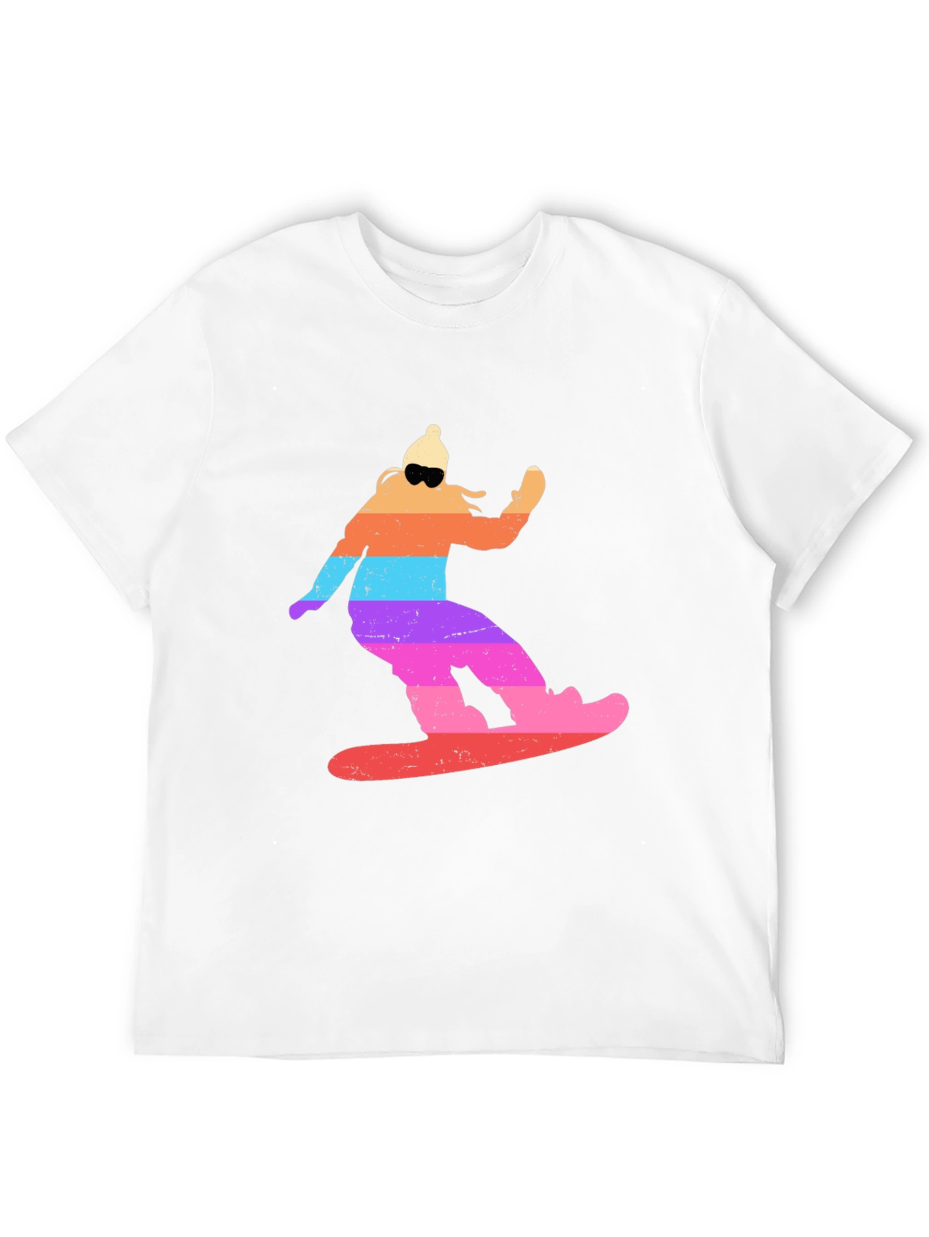 Retro Snowboarder Tee - Cool Winter Sports T-Shirt