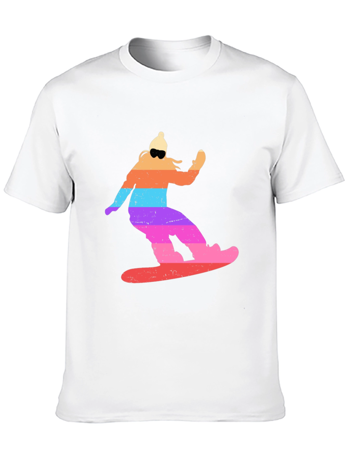 Retro Snowboarder Tee - Cool Winter Sports T-Shirt