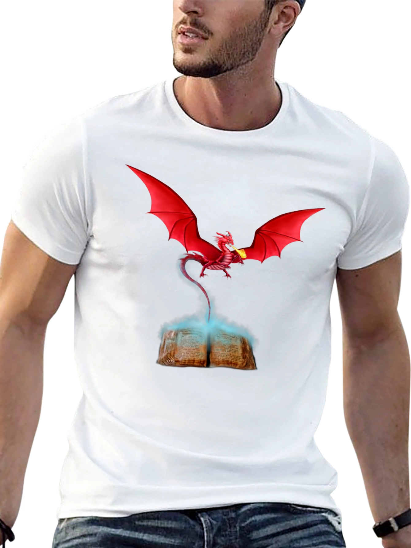 Dragon Book T-Shirt - Unleash the Magic!