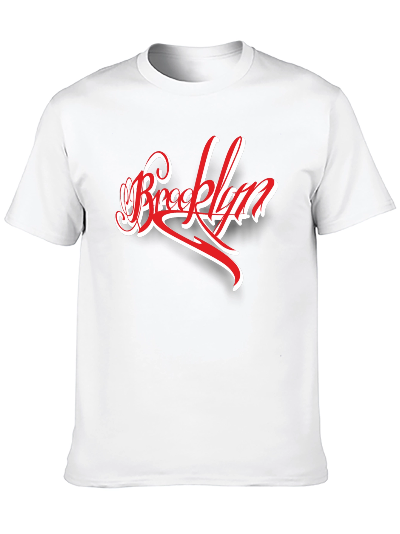 Brooklyn Script Graphic Tee - Stylish Black T-Shirt