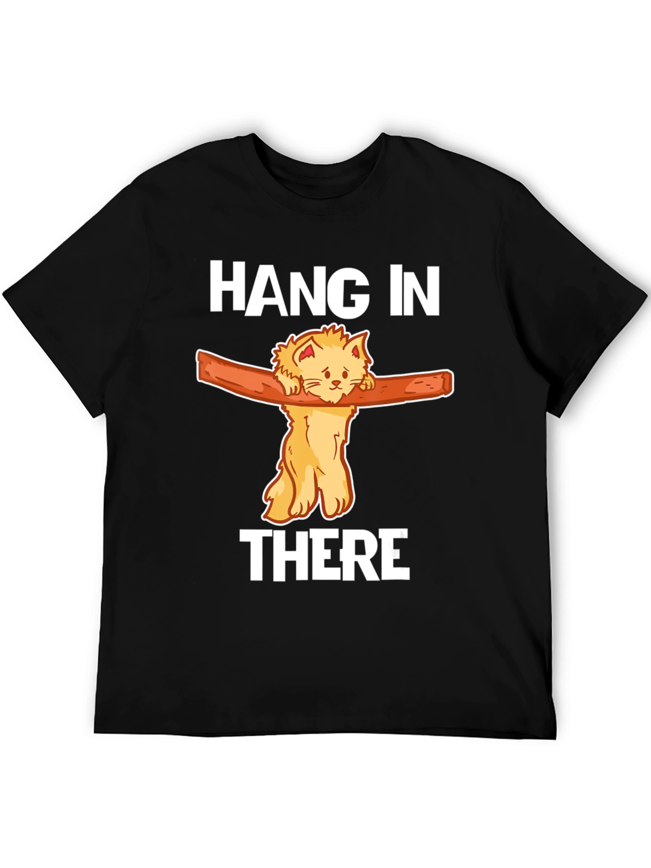 Hang In There Cat T-Shirt Funny Graphic Tee