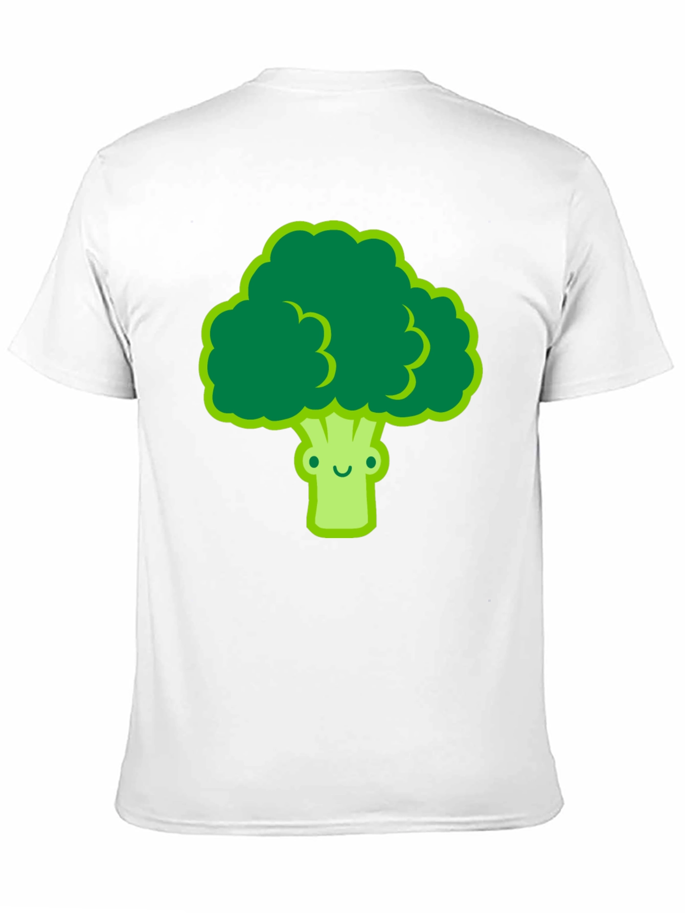 Cute Broccoli Graphic Tee - Black T-Shirt
