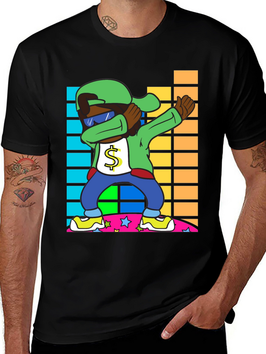Dabbing Cartoon Character T-Shirt
