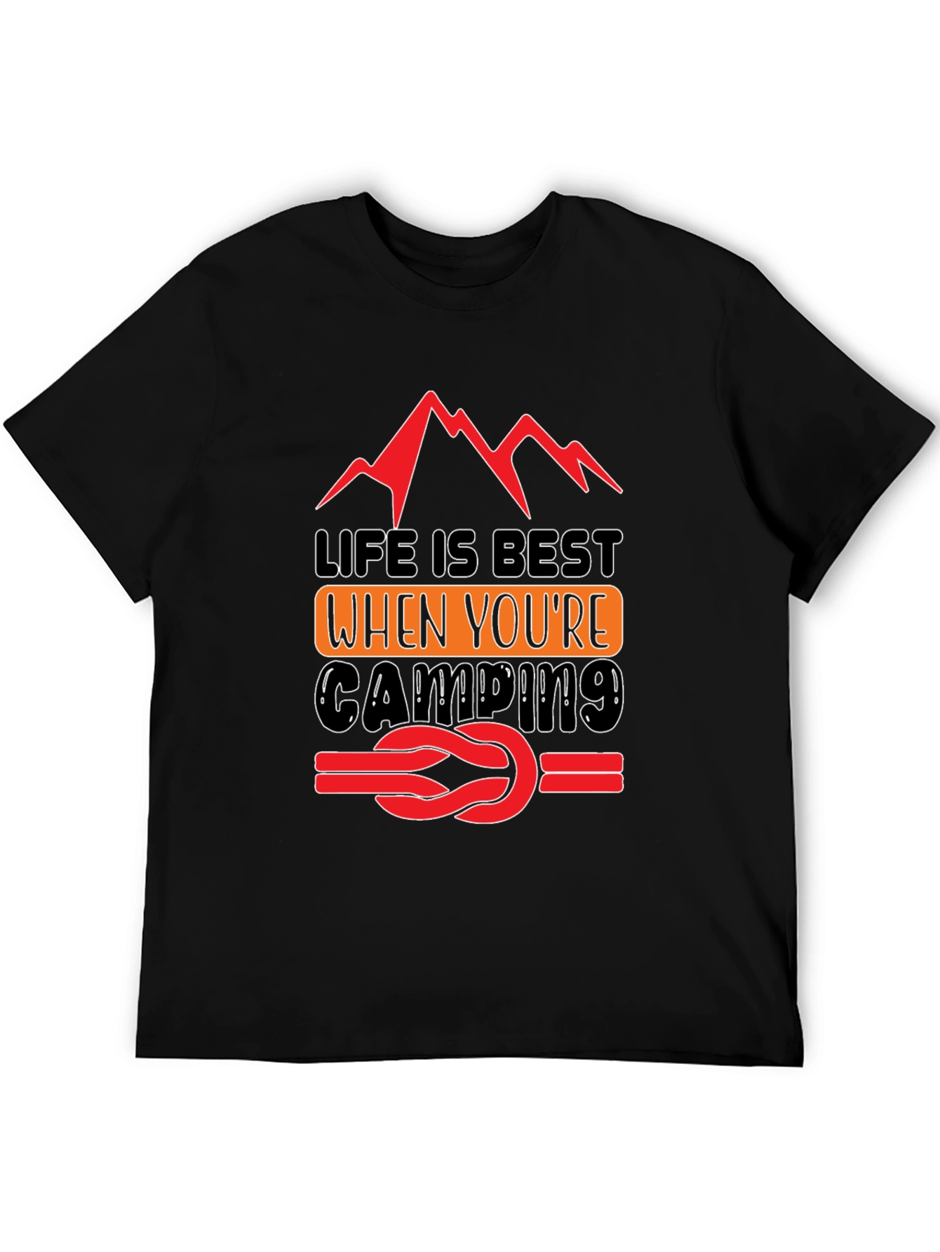 Life is Best Camping Graphic Tee