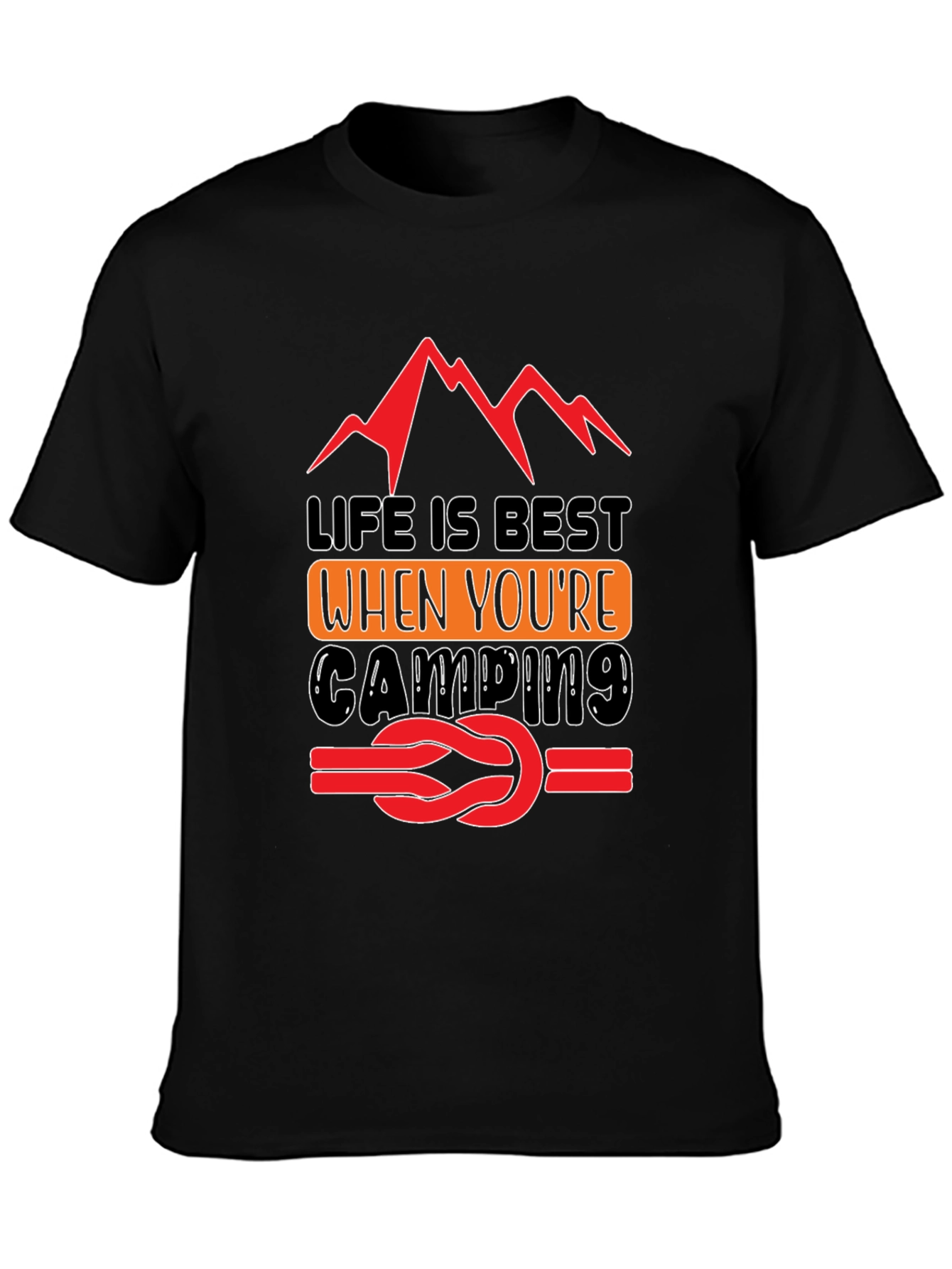 Life is Best Camping Graphic Tee
