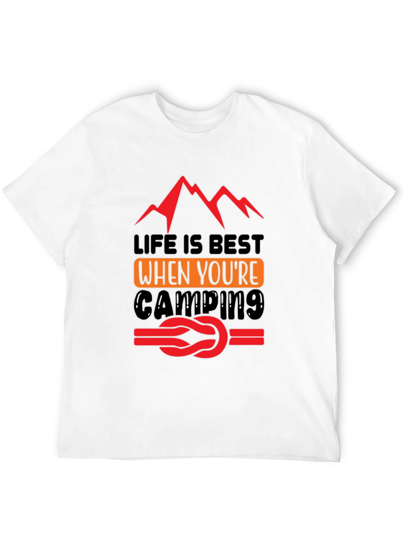 Life is Best Camping Graphic Tee