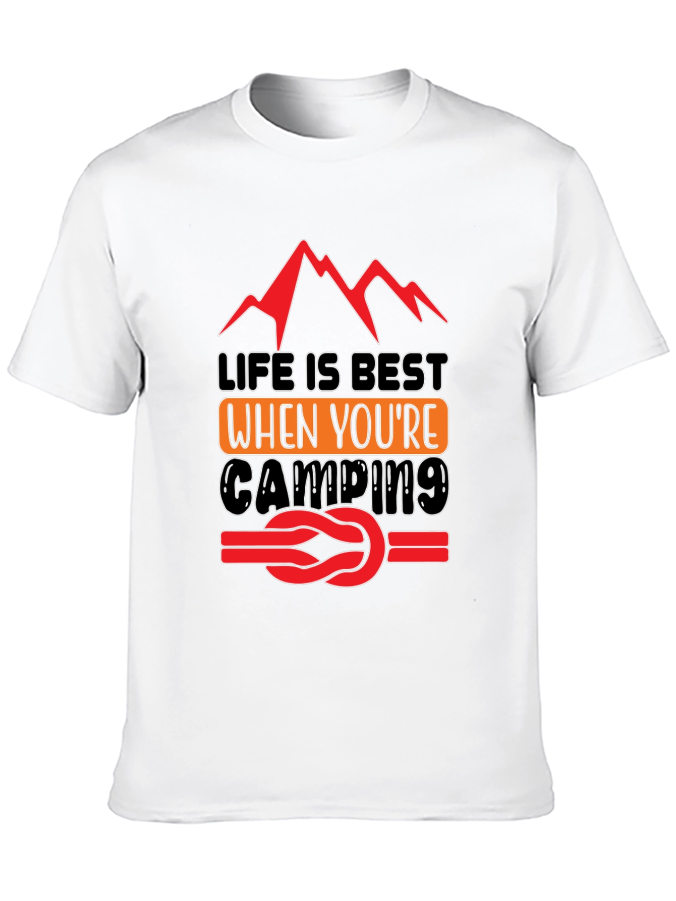 Life is Best Camping Graphic Tee