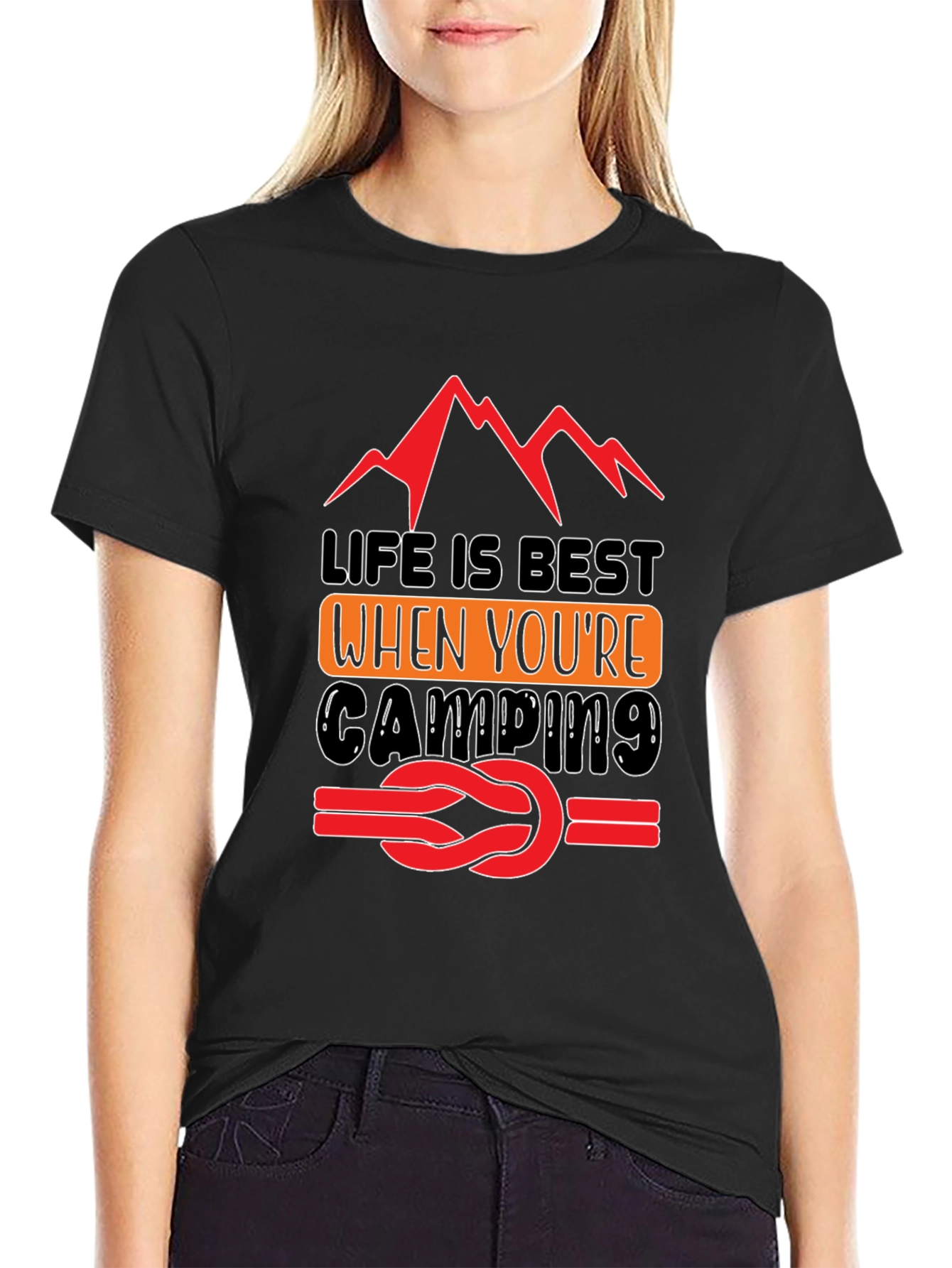 Life is Best Camping Graphic Tee