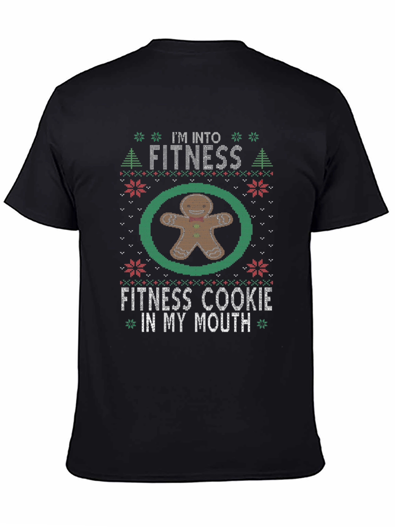 Funny Christmas Fitness Cookie T-Shirt