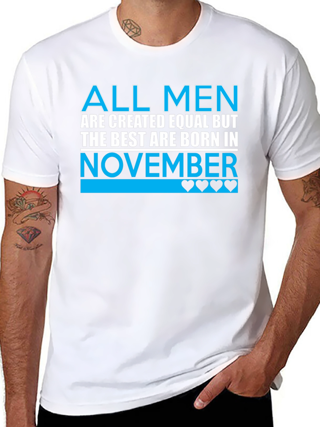 November Birthday T-Shirt - Best Men