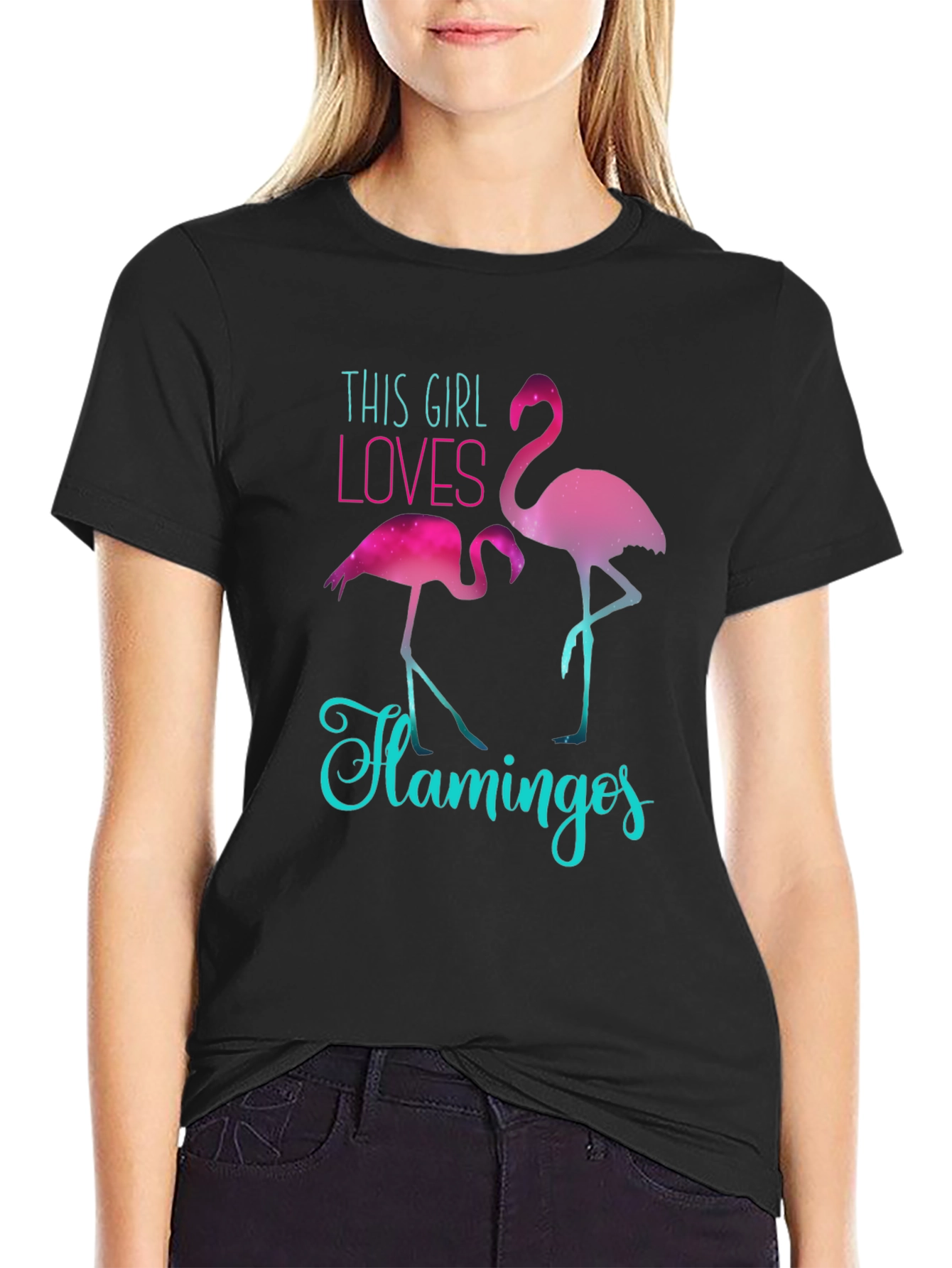 Flamingo Lover Tee - This Girl Loves Flamingos T-Shirt