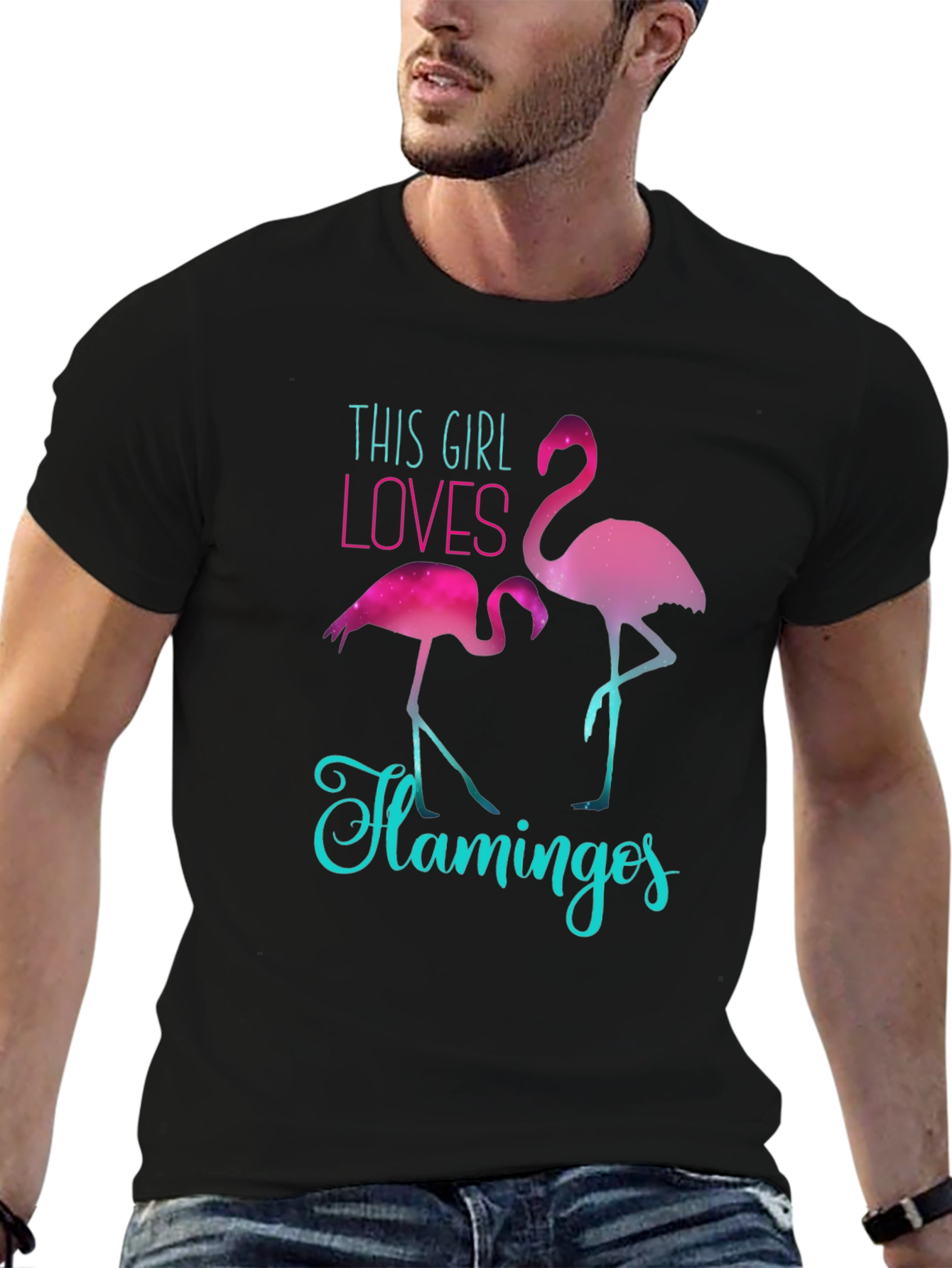 Flamingo Lover Tee - This Girl Loves Flamingos T-Shirt
