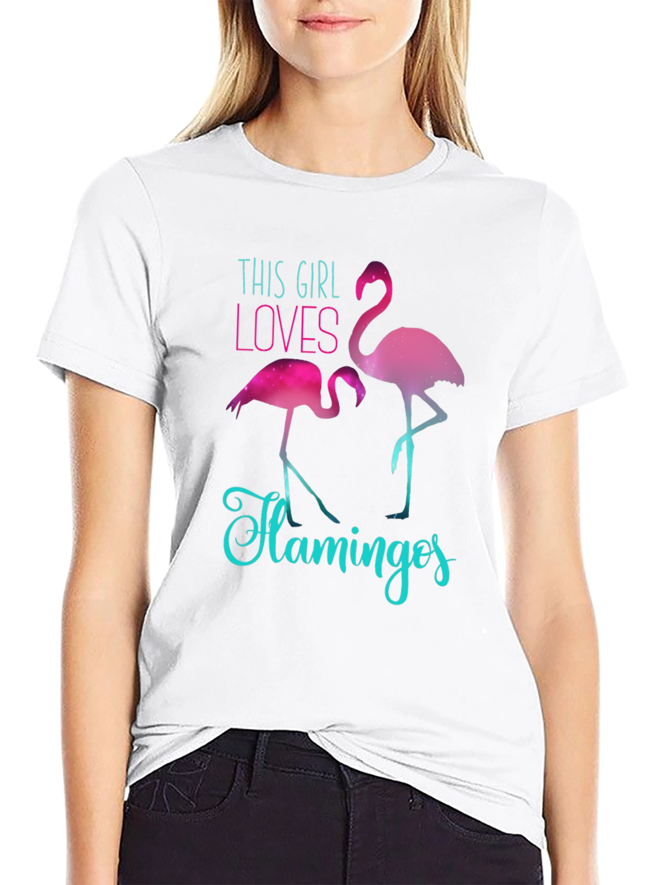 Flamingo Lover Tee - This Girl Loves Flamingos T-Shirt
