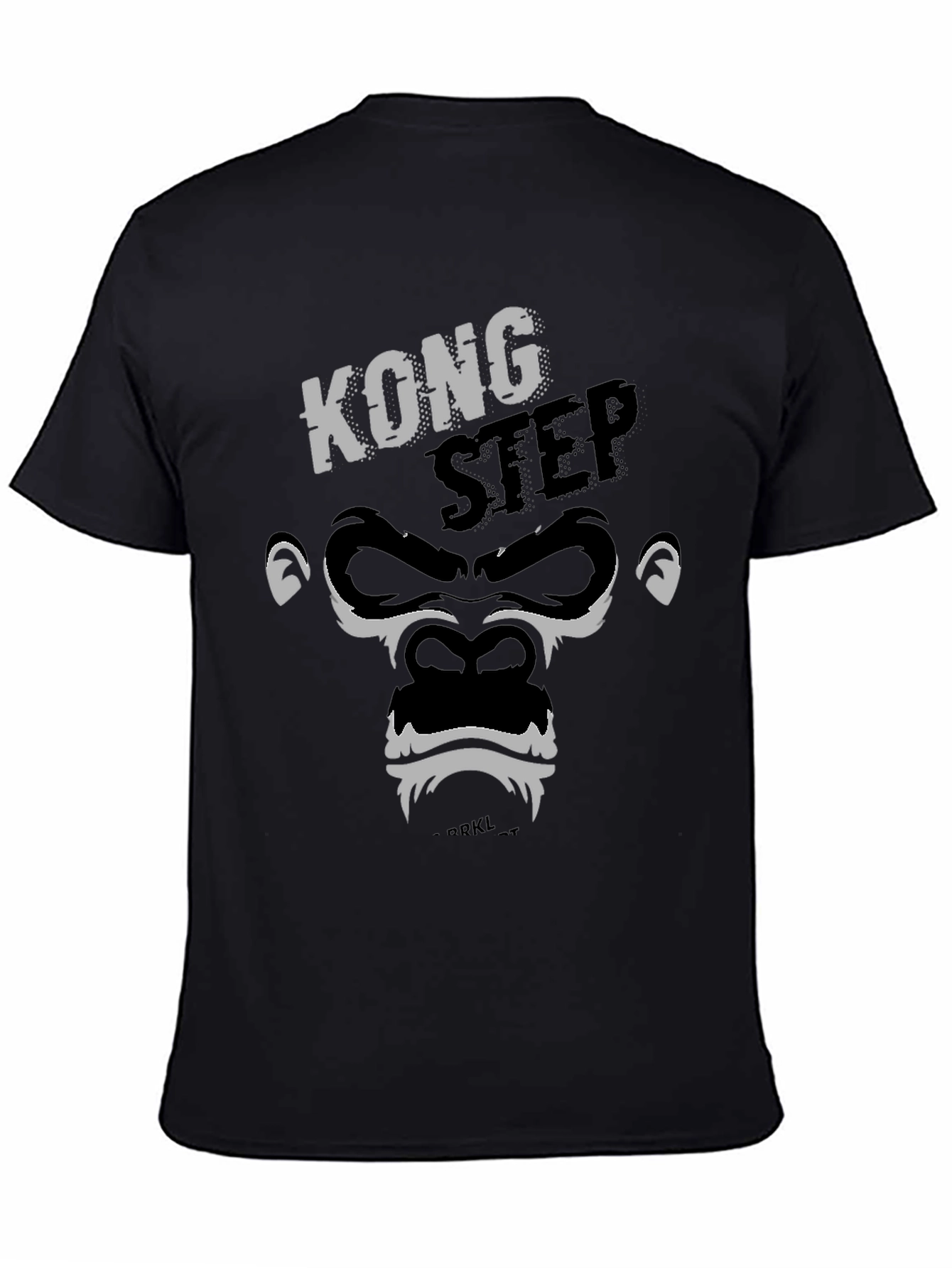 Kong Step Graphic Print Black T-Shirt
