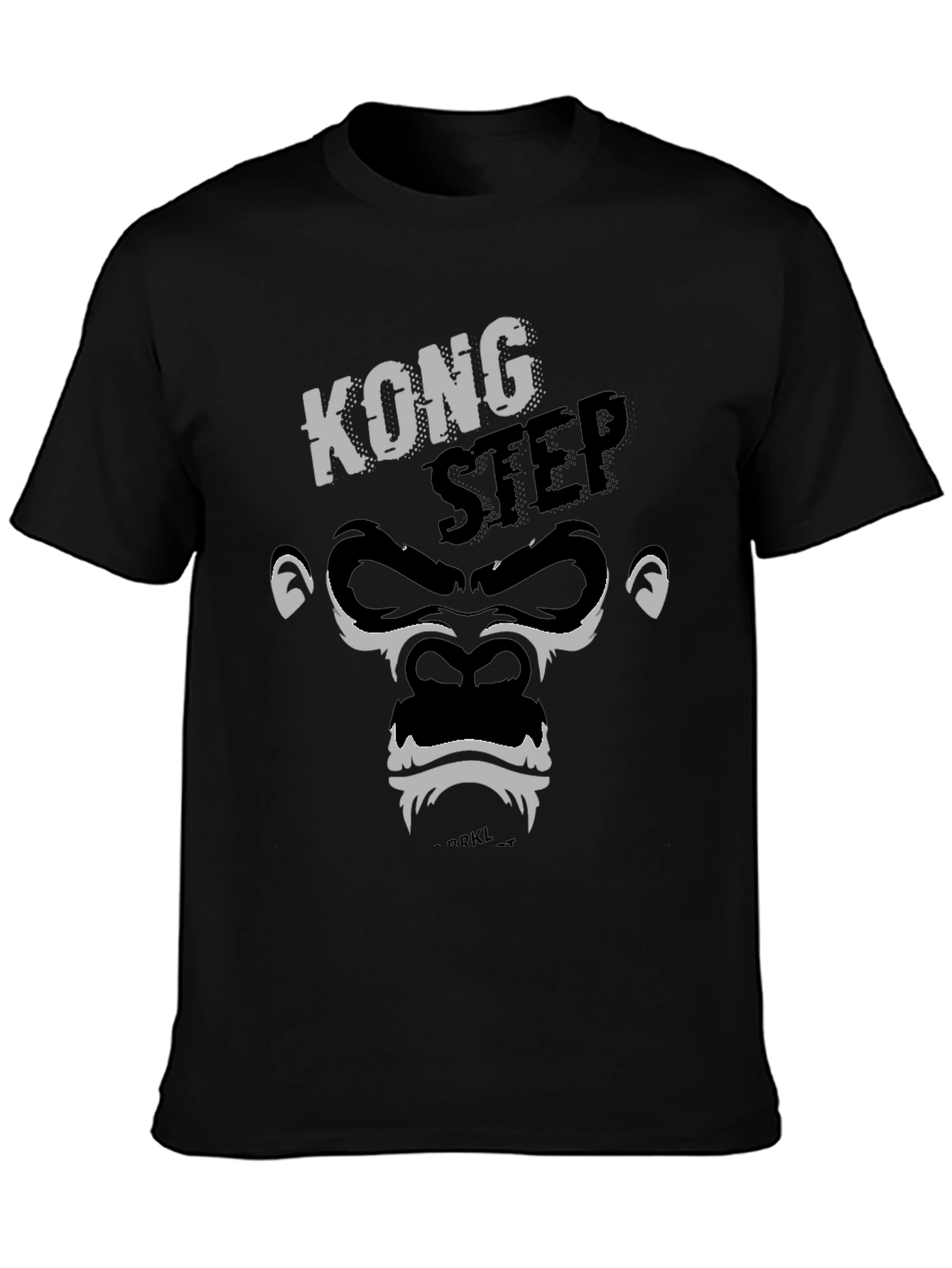 Kong Step Graphic Print Black T-Shirt