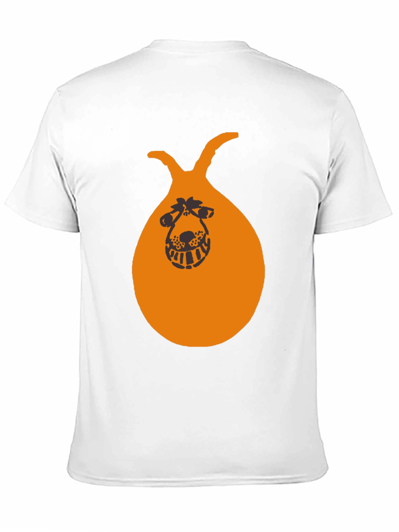 Funny Hopper Ball Graphic Tee - Black Cotton T-Shirt