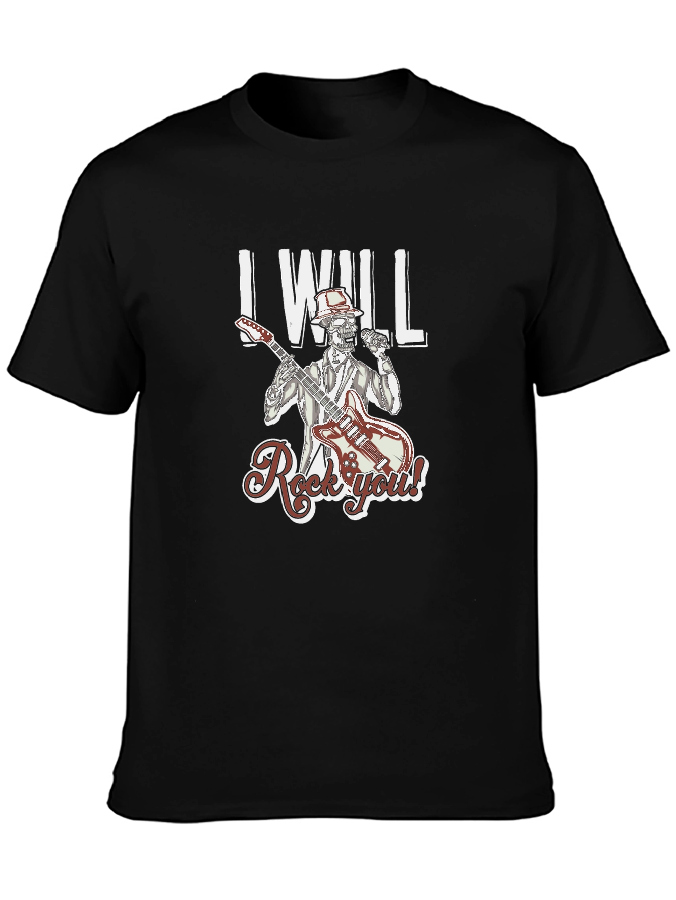 Rock You Skeleton Graphic Tee