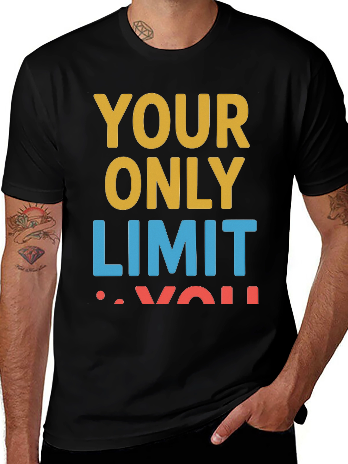 Inspirational Graphic Tee - Your Only Limit
