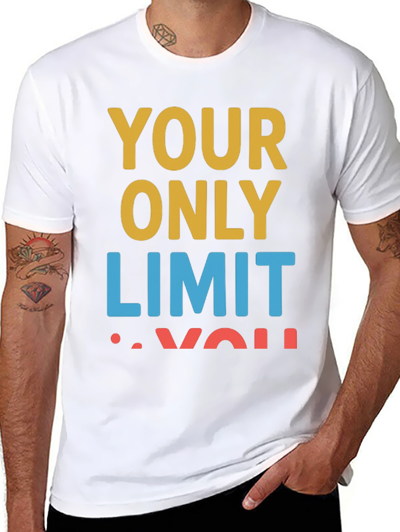 Inspirational Graphic Tee - Your Only Limit
