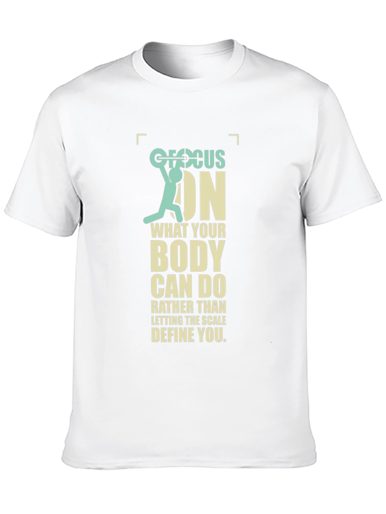 Focus On Your Body T-Shirt - Weightlifting Motivation