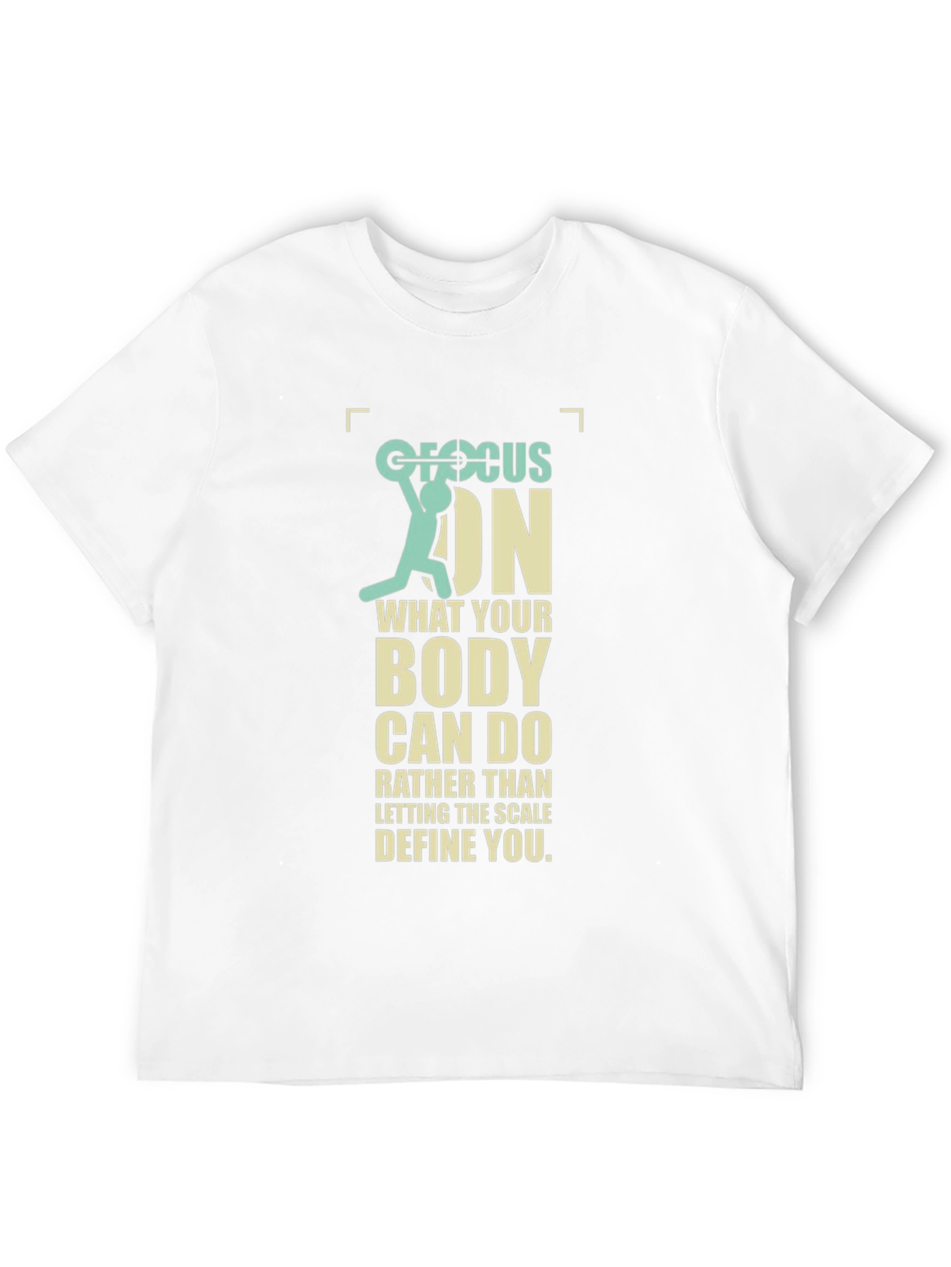 Focus On Your Body T-Shirt - Weightlifting Motivation