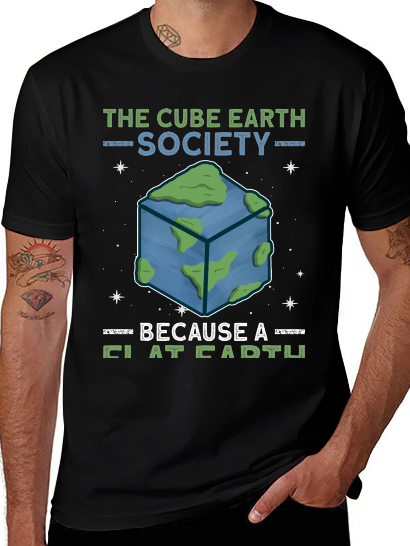 Cube Earth Society Graphic Tee