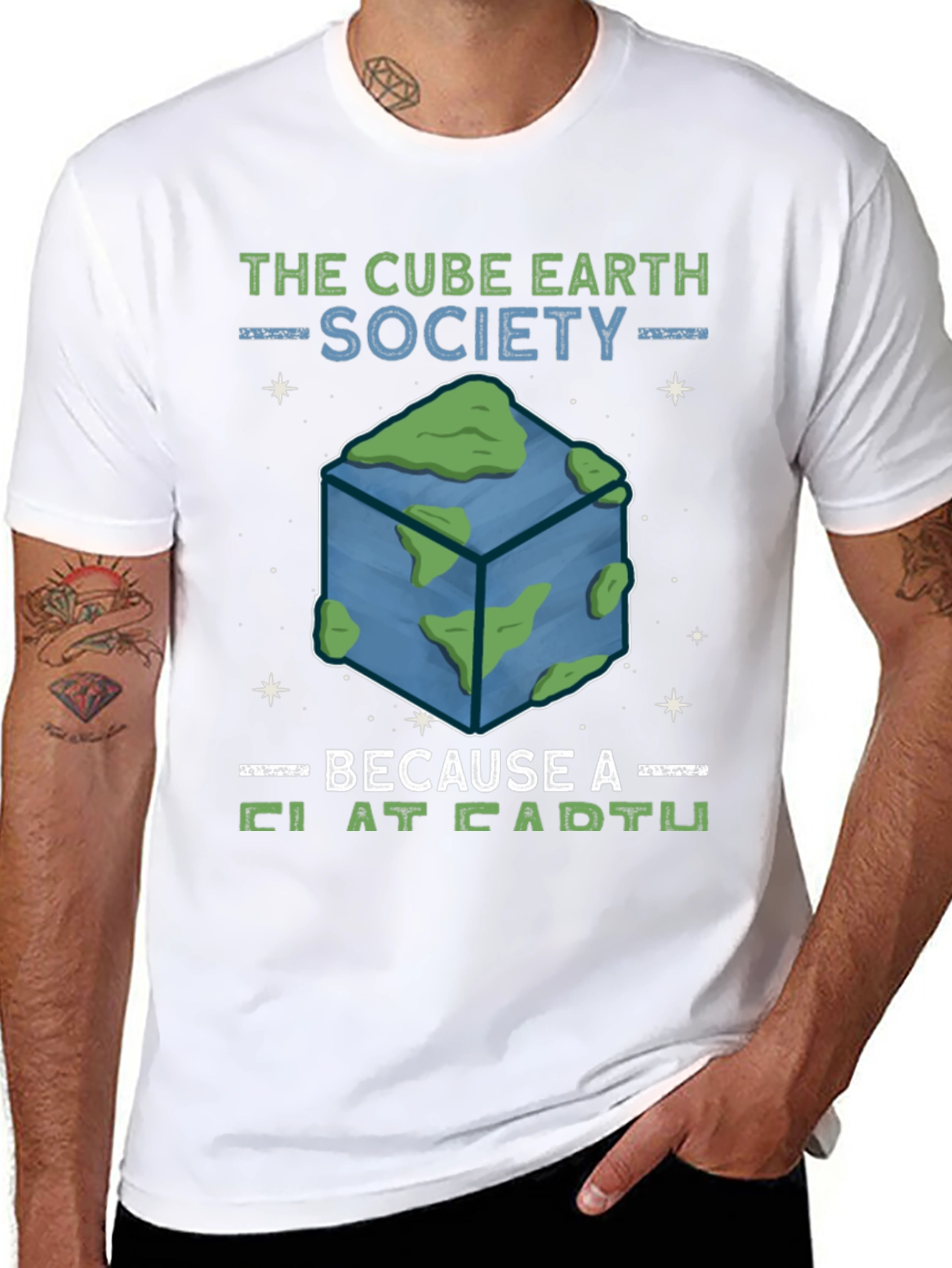 Cube Earth Society Graphic Tee