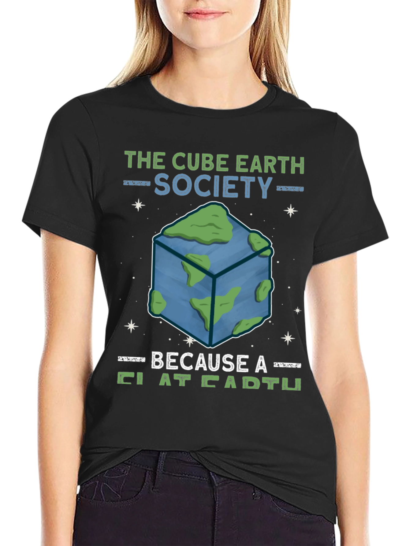 Cube Earth Society Graphic Tee