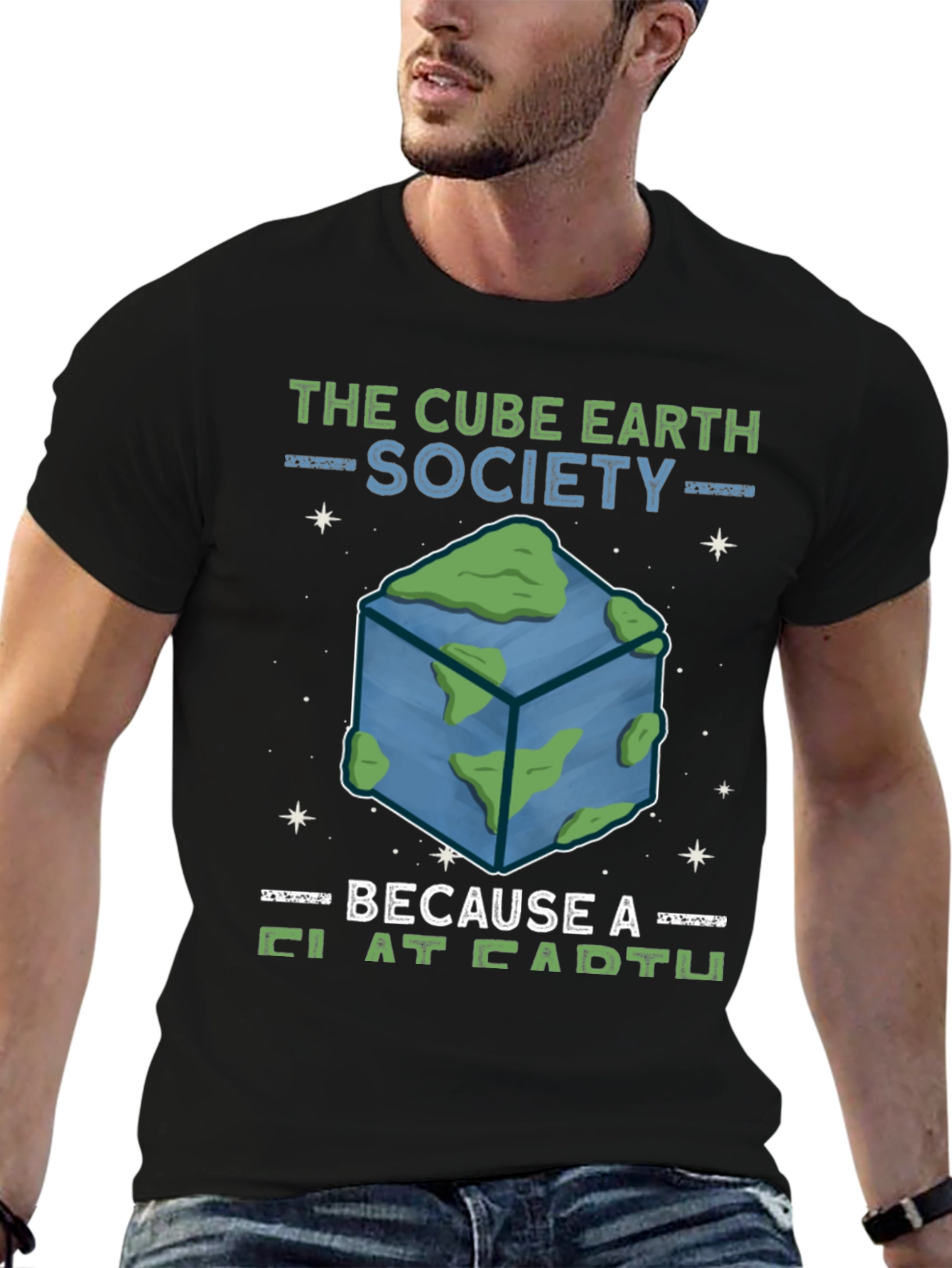 Cube Earth Society Graphic Tee