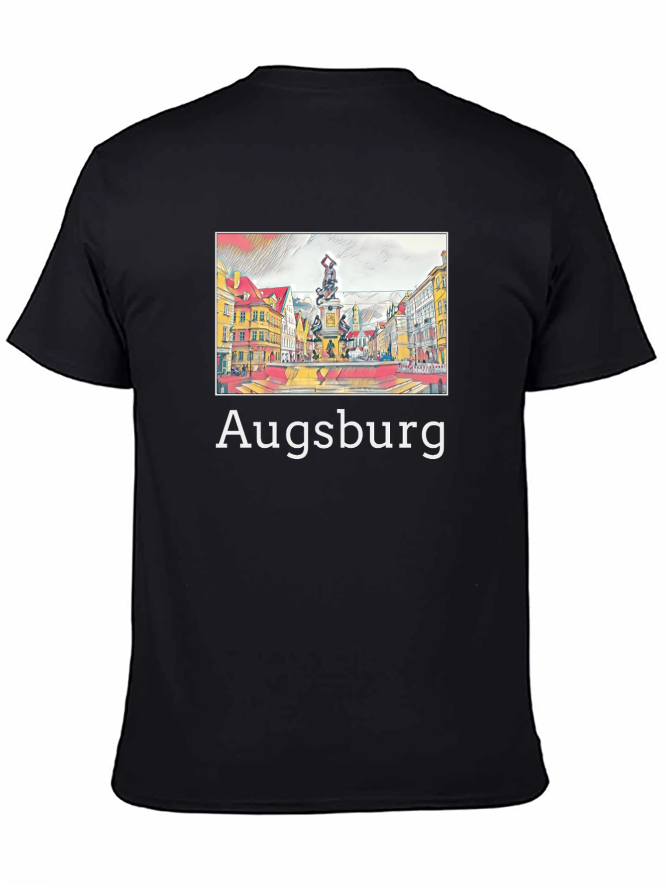 Augsburg Graphic Tee - Stylish Cityscape T-Shirt