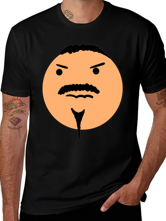 Funny Angry Face Graphic T-Shirt