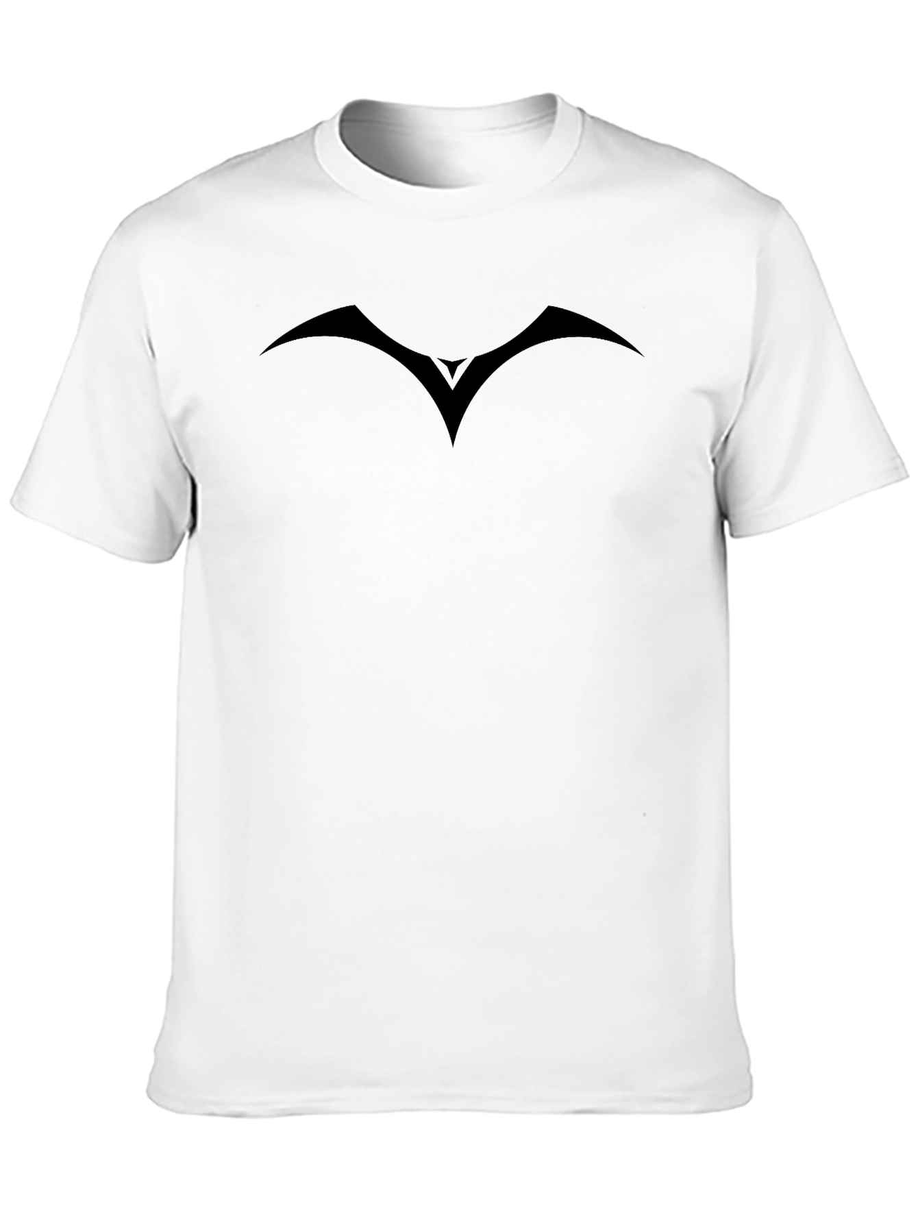 Mens Black Graphic Tee - Dark Symbol Design