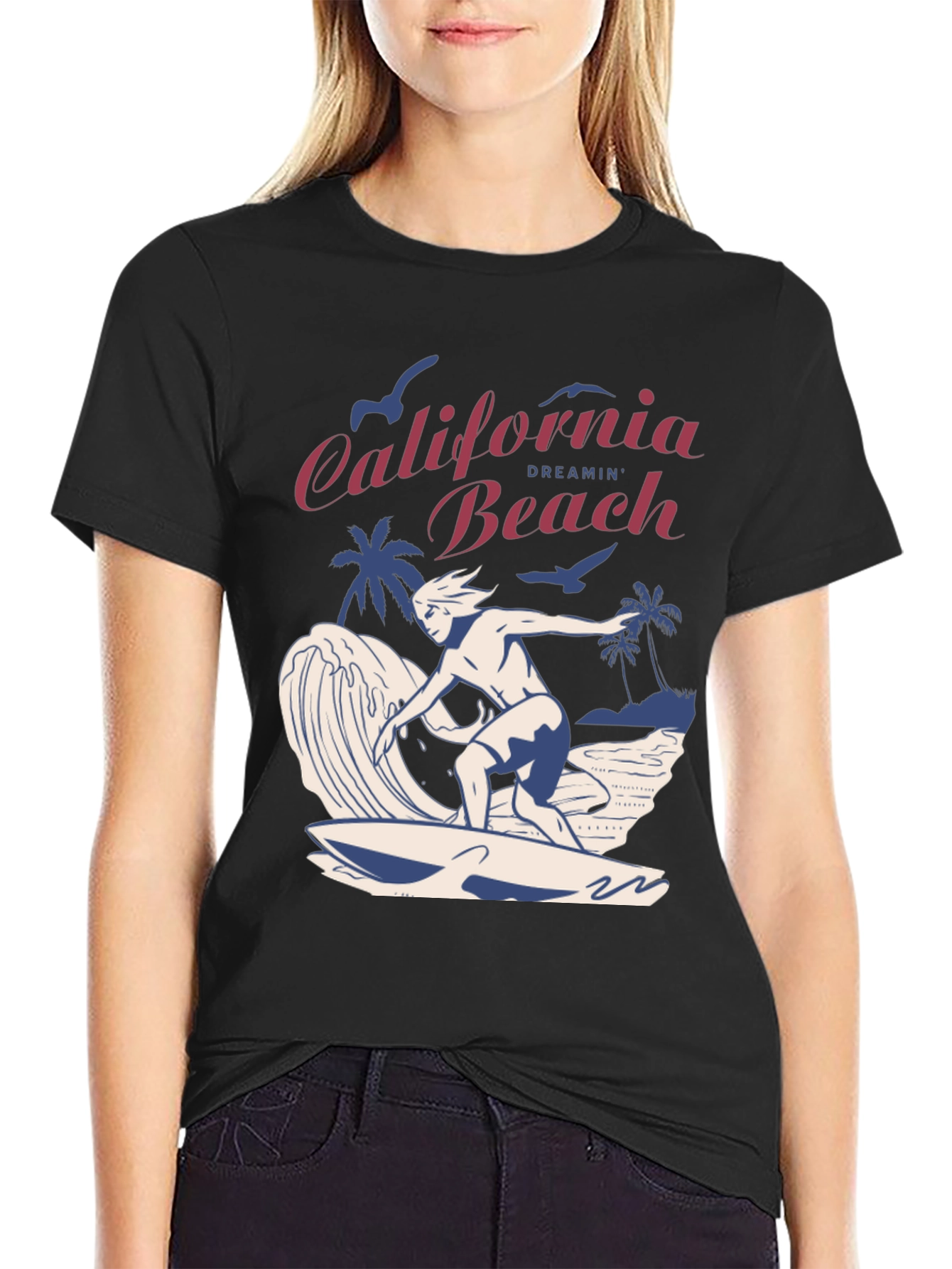California Dreamin Beach Graphic T-Shirt